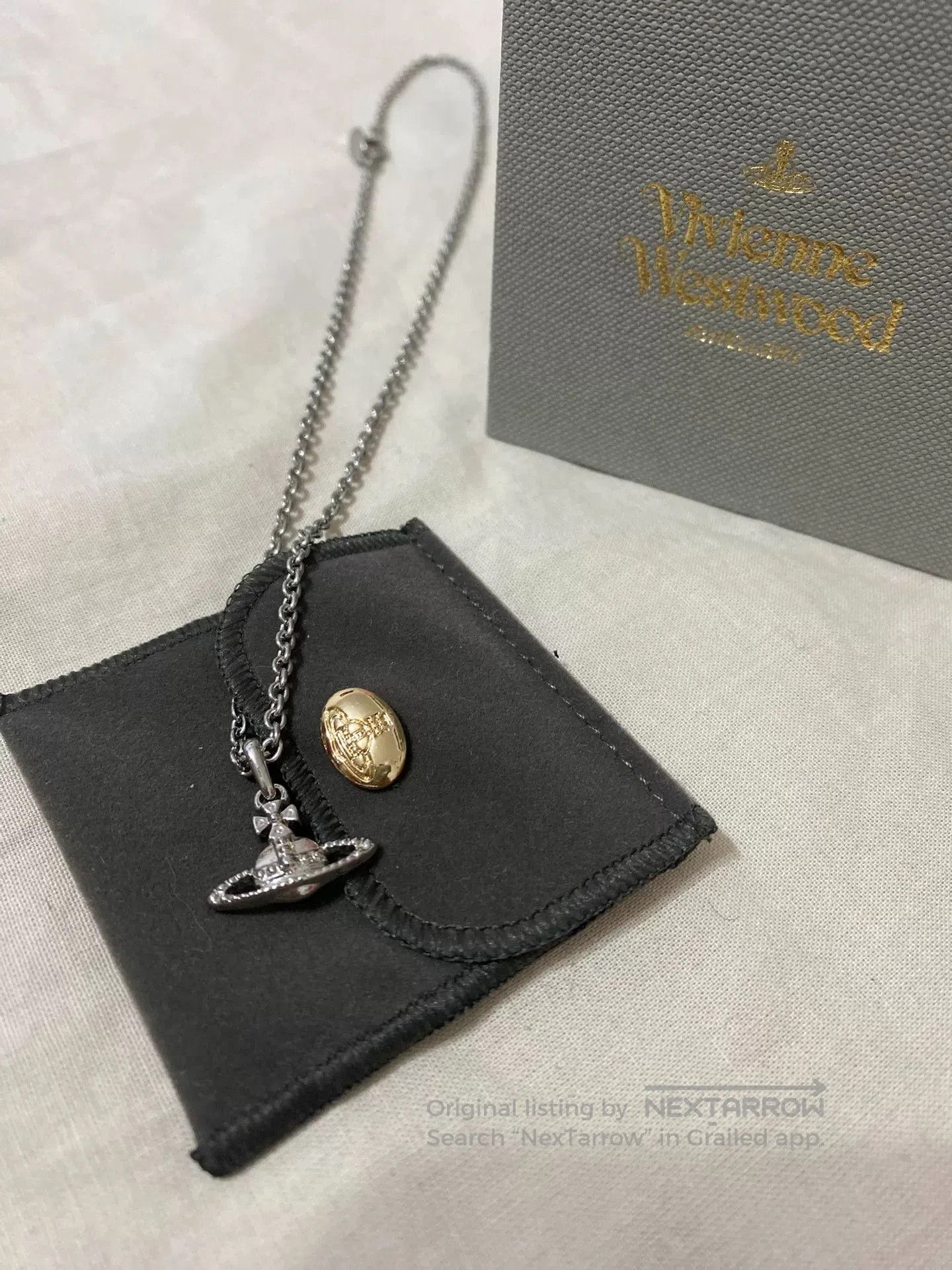 Vivienne Westwood Vivienne Westwood Saturn Necklace. Size ONE SIZE - 2 Thumbnail