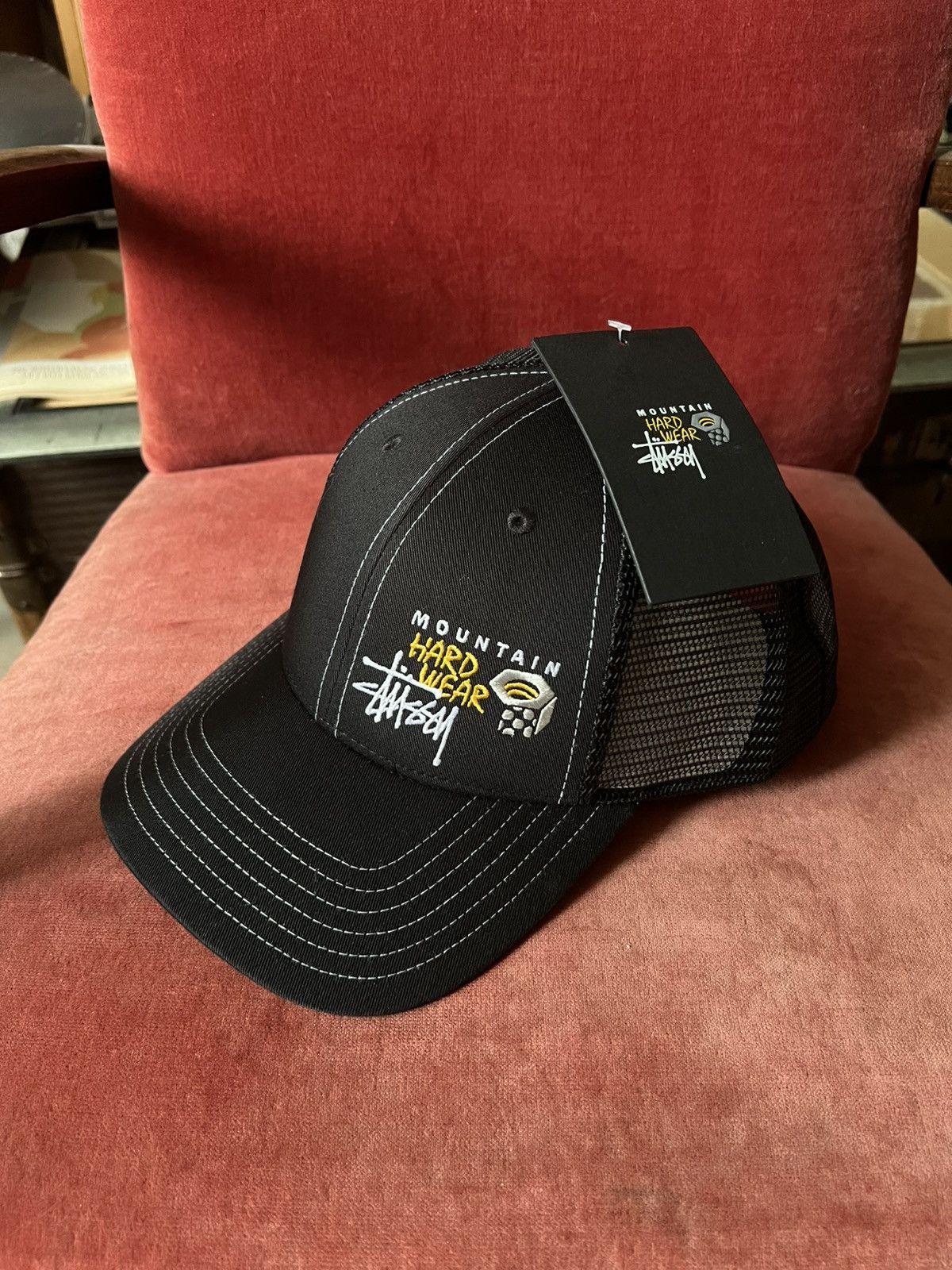 Stussy x MHW black cap