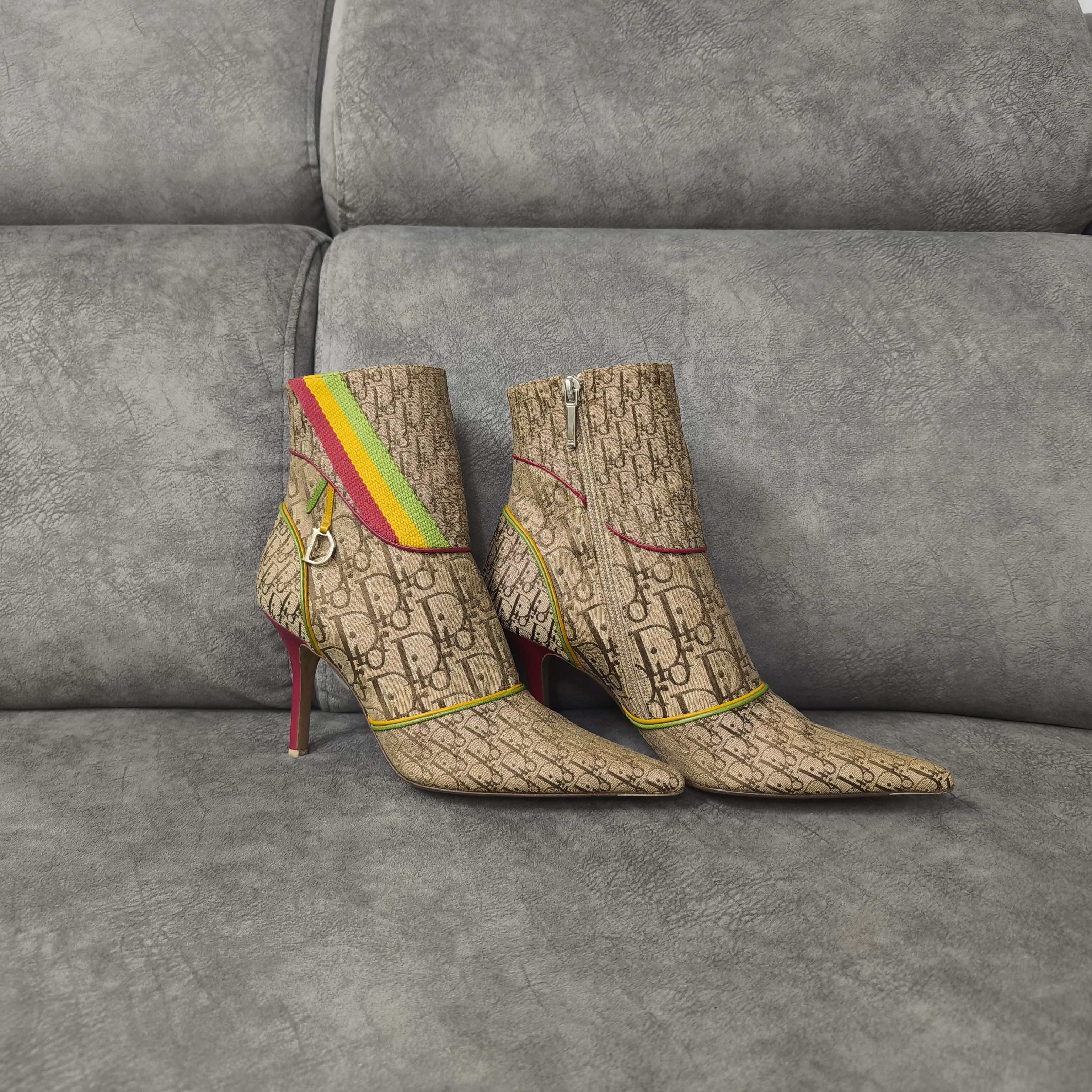 Dior Sick 🔥🔥Vintage Dior Rasta Shoes Size US 7 / IT 37 - 3 Thumbnail