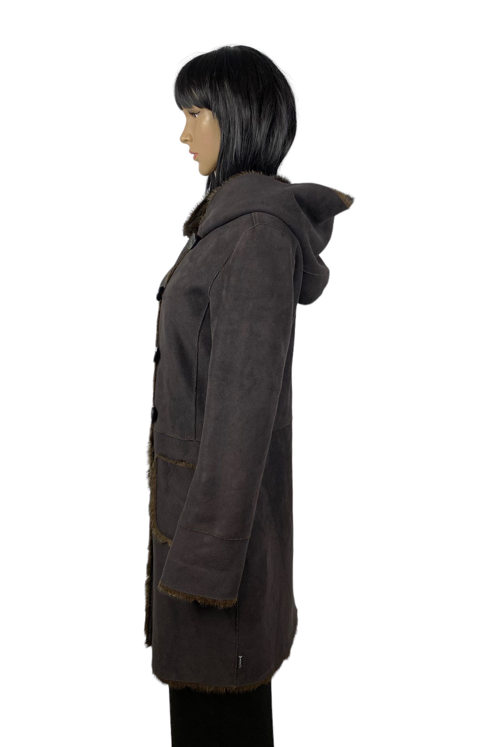 Armani Armani Reversible Faux Fur Coat size US 4 Size S / US 4 / IT 40 - 3 Thumbnail