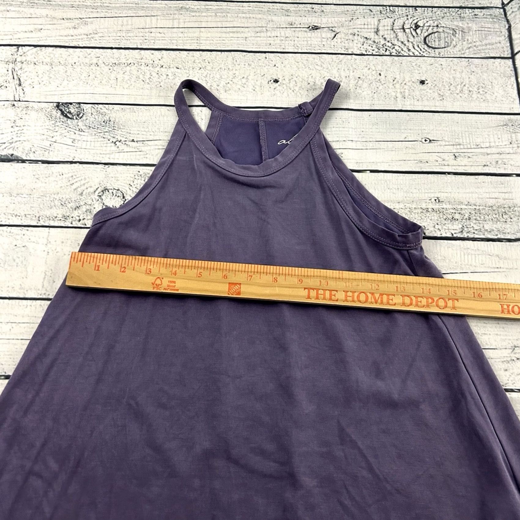 Vintage Alya Sleeveless Purple A-Line Dress Women's XS Casual Short Dress Size XS / US 0-2 / IT 36-38 - 3 Thumbnail