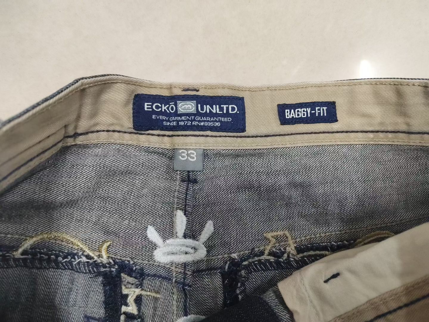 Ecko Unltd. ecko unltd grungegraffik baggy jeans Size US 33 - 6 Thumbnail