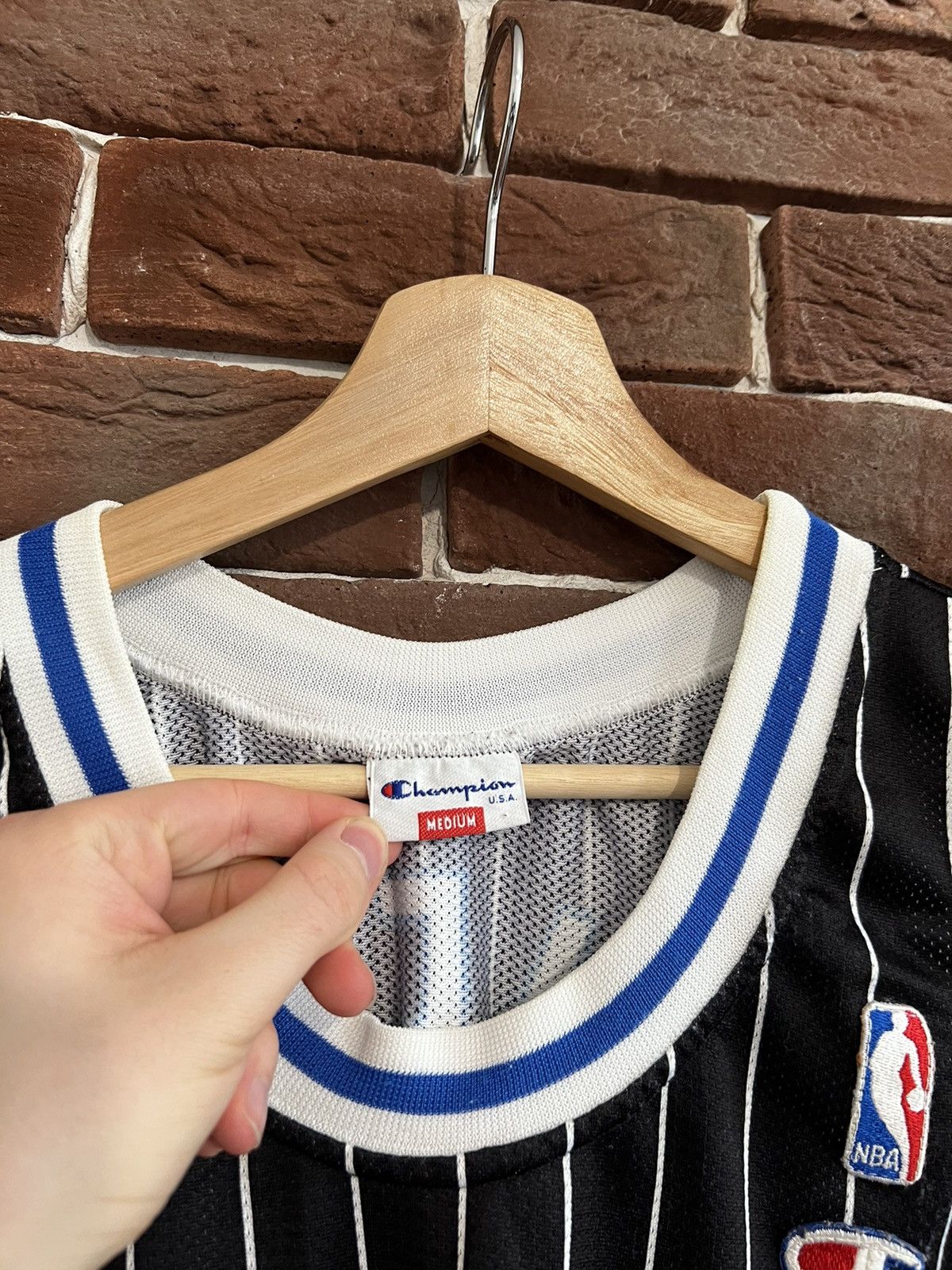 Champion Vintage 90s Champion NBA Shaq O Neal Orlando Magic Jersey M Size US M / EU 48-50 / 2 - 7 Thumbnail