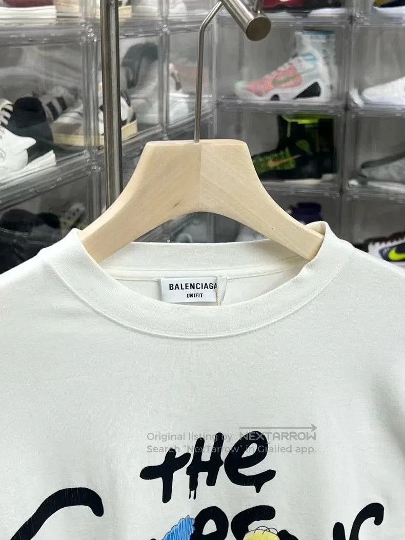Balenciaga Balenciaga The Simpsons White T-Shirt. Size US S / EU 44-46 / 1 - 5 Thumbnail