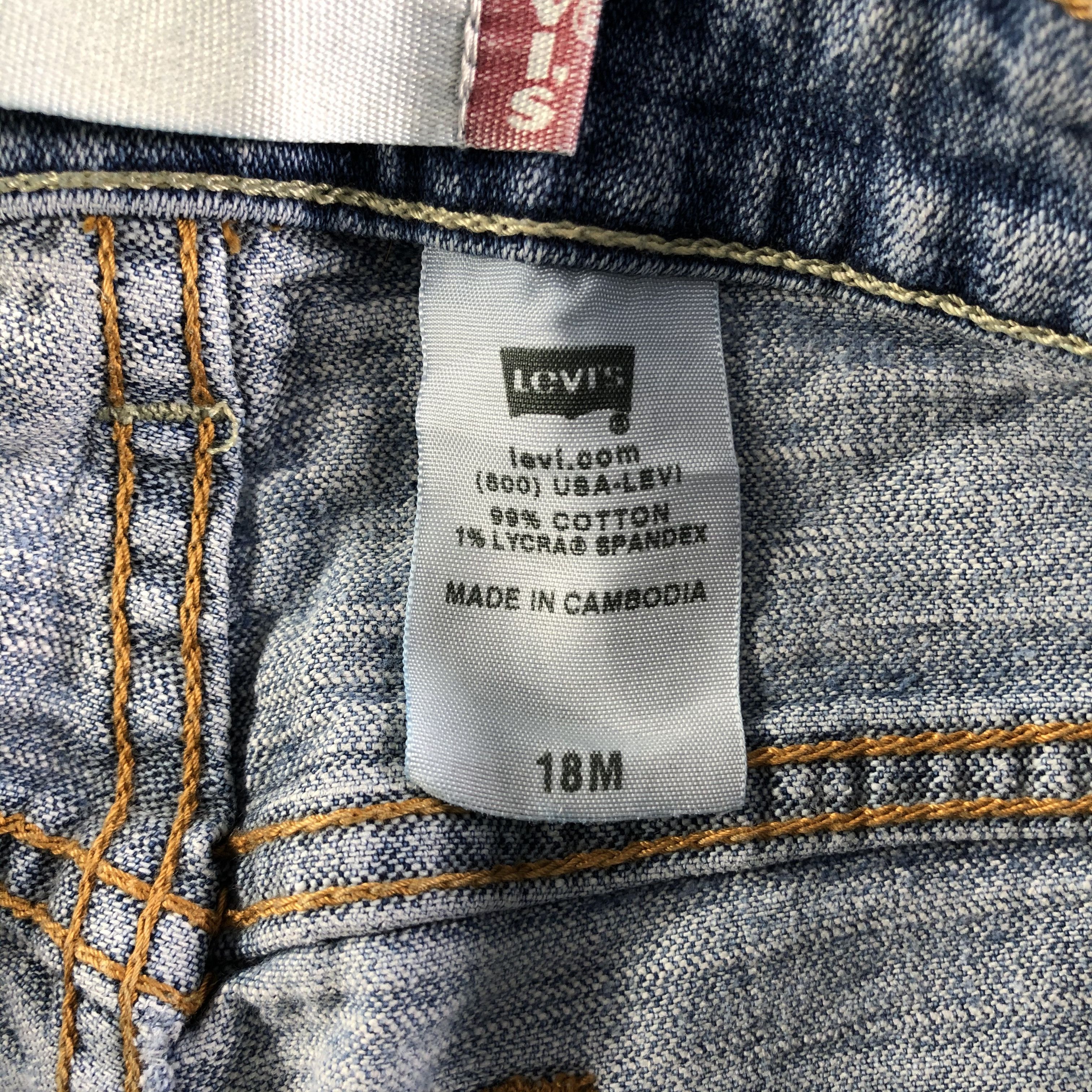 Levi's Vintage Blue Wash Levis Jeans-J3529 Size 36" / US 14 / IT 50 - 10 Thumbnail