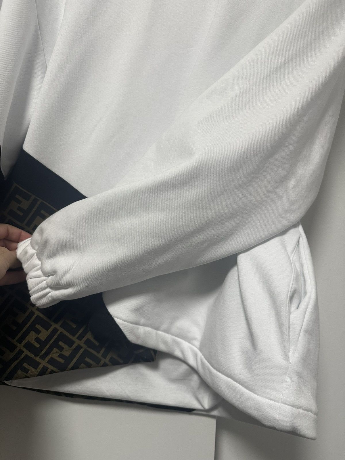 Fendi Fendi White FF Hoodie Size US L / EU 52-54 / 3 - 6 Thumbnail
