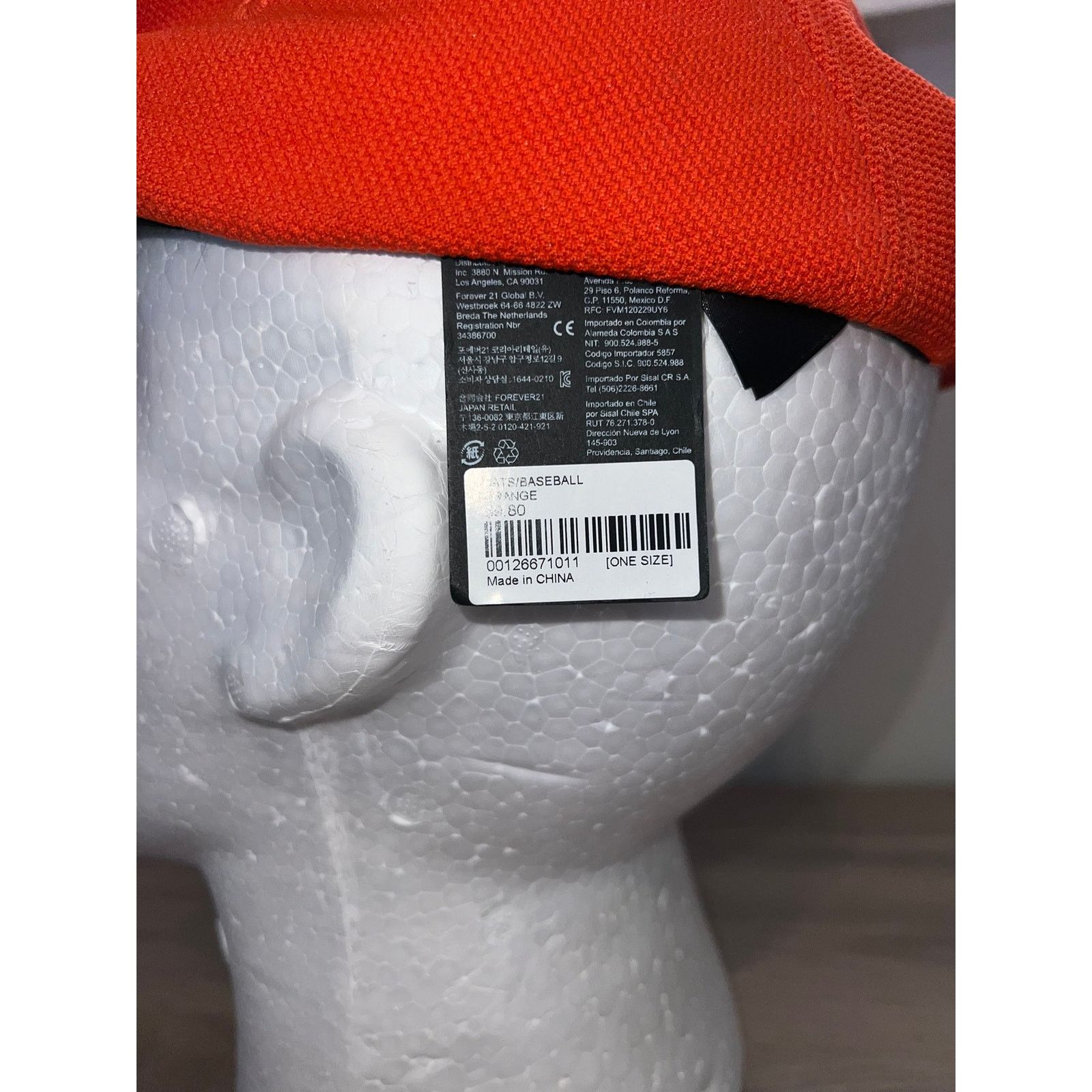 Other Fresh Nature Hat Orange NWT Headwear Cap OS 21 Men Size ONE SIZE - 4 Thumbnail