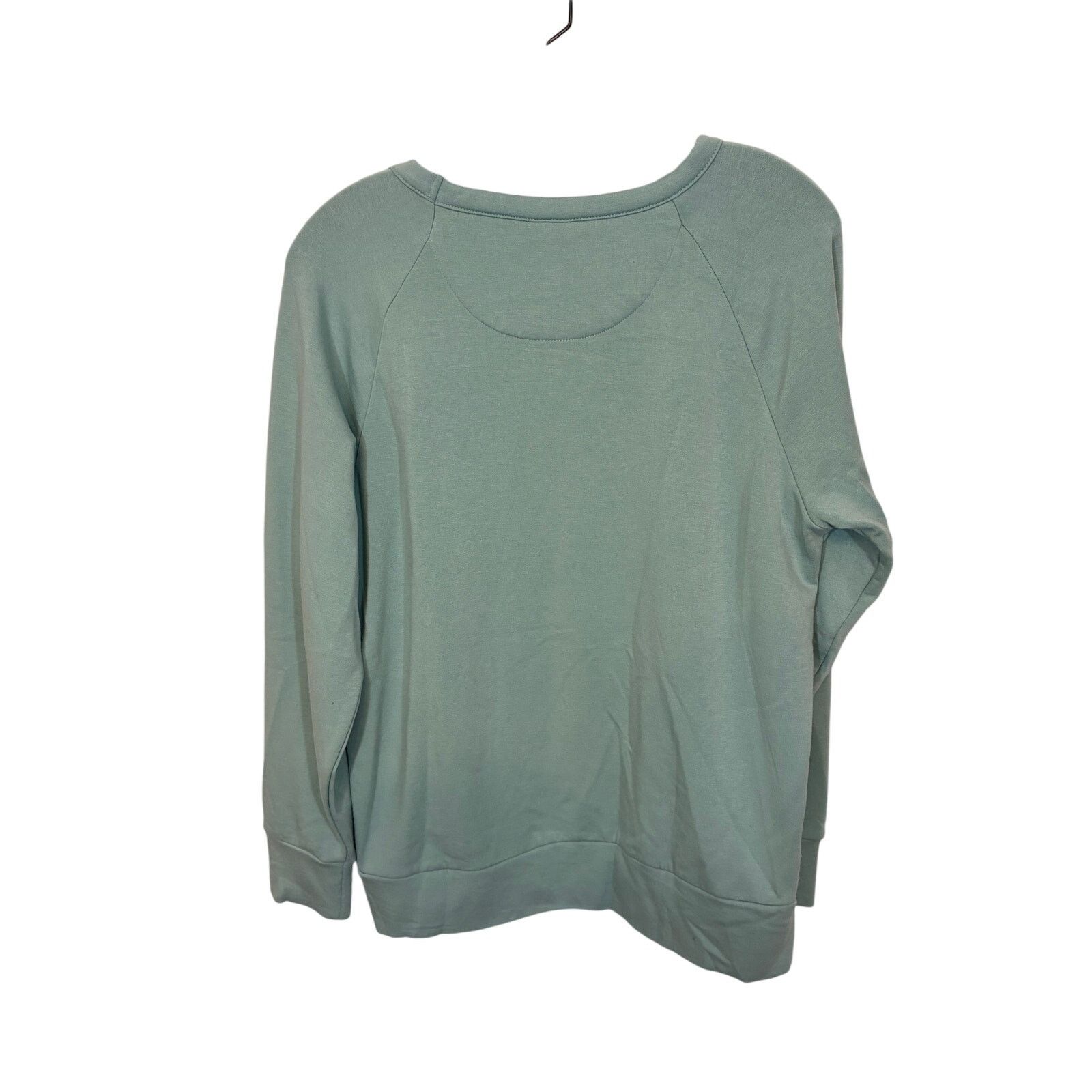Eddie Bauer Eddie Bauer Lightweight Sweatshirt Women M Green Stretchy Size M / US 6-8 / IT 42-44 - 4 Thumbnail