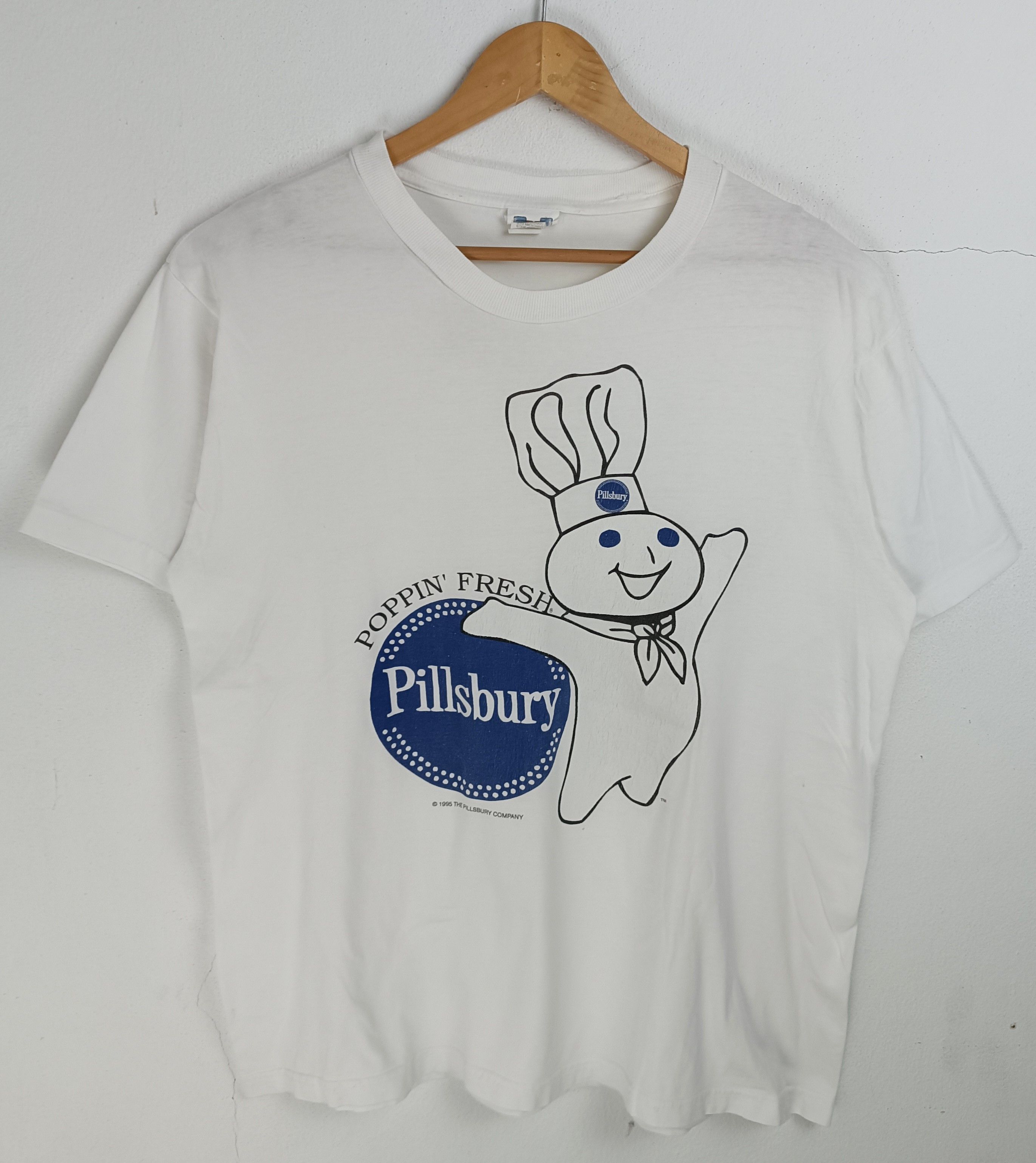 Vintage VINTAGE 90'S PILLSBURY POPPIN FRESH VERY RARE TEE Size US L / EU 52-54 / 3 - 3 Thumbnail