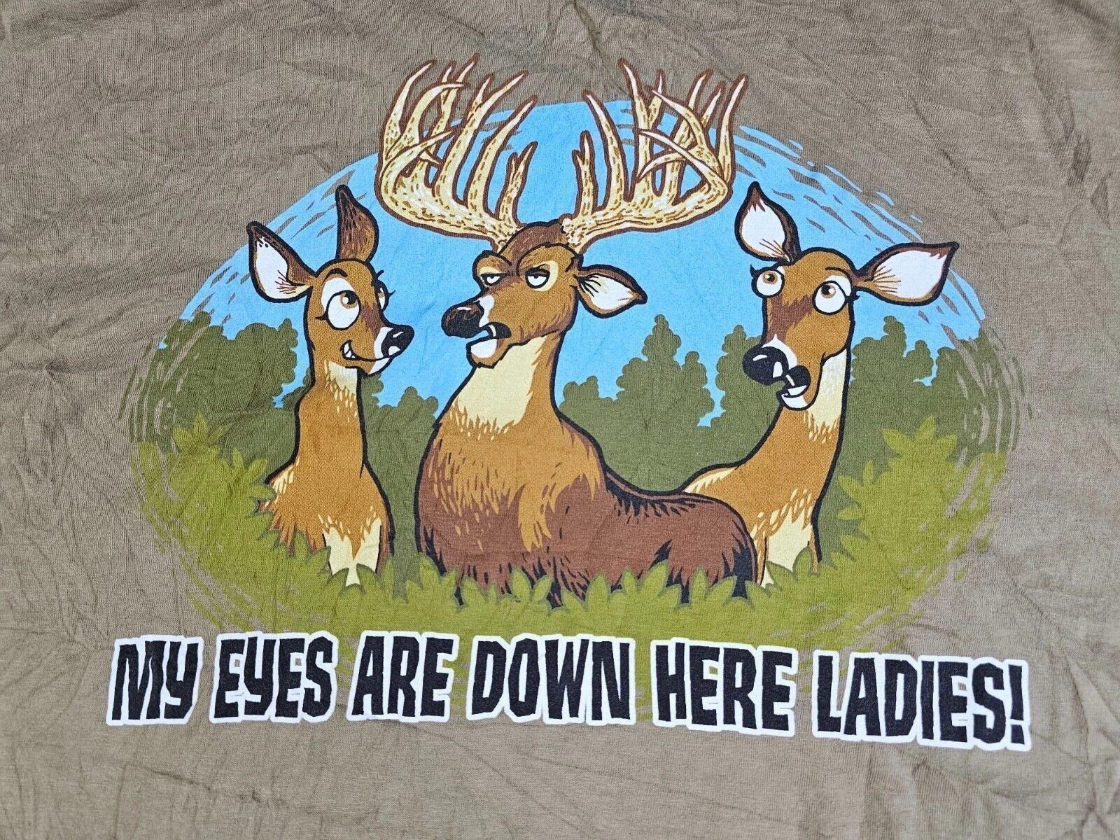 Bass Pro Shops Bass Pro Shops Graphic Tee Cartoon Deer Back Print Men XL Size US XL / EU 56 / 4 - 2 Thumbnail
