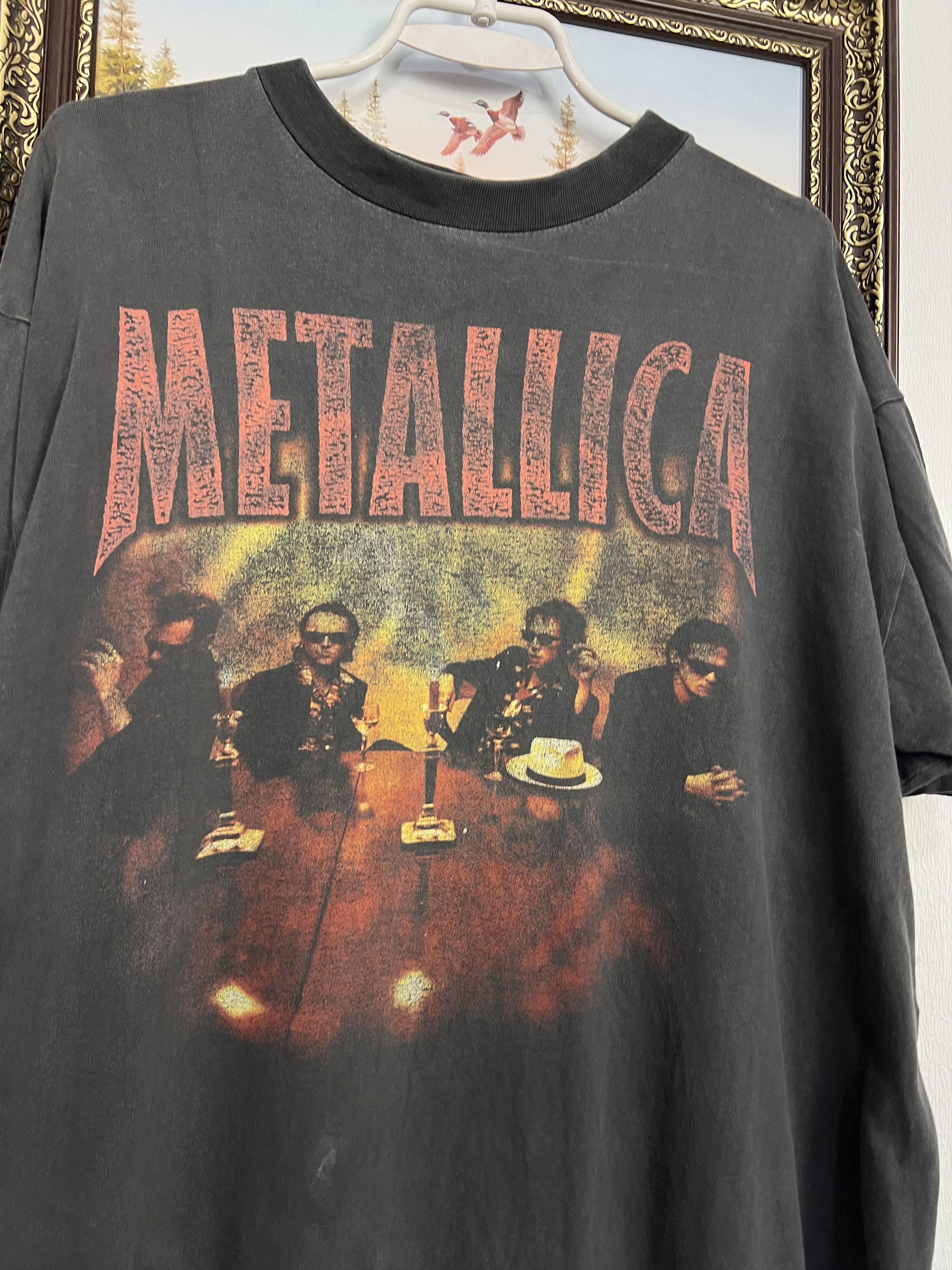 Vintage Metallica Load Tour Over Print Band Shirt Tee Rare Hype Size US XL / EU 56 / 4 - 2 Thumbnail
