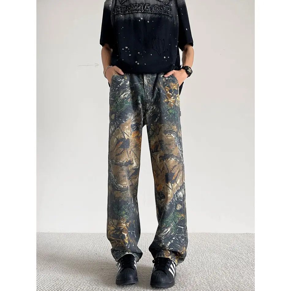Japanese Brand × Jean Retro hip-hop loose casual micro flared jeans Size US 30 / EU 46 - 3 Thumbnail