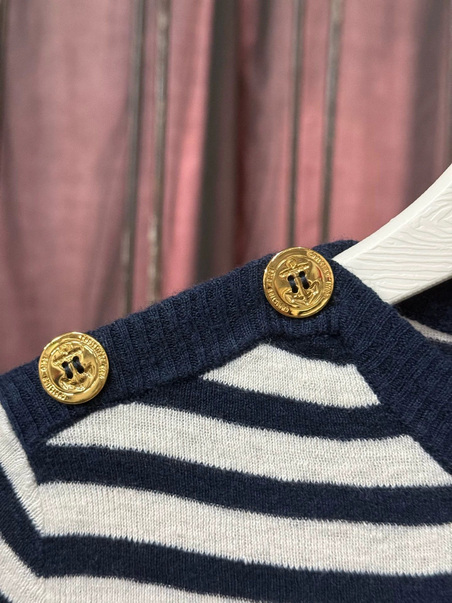 Dior Dior Star Striped Knit Long-Sleeve Women's 34 Size XS / US 0-2 / IT 36-38 - 5 Thumbnail