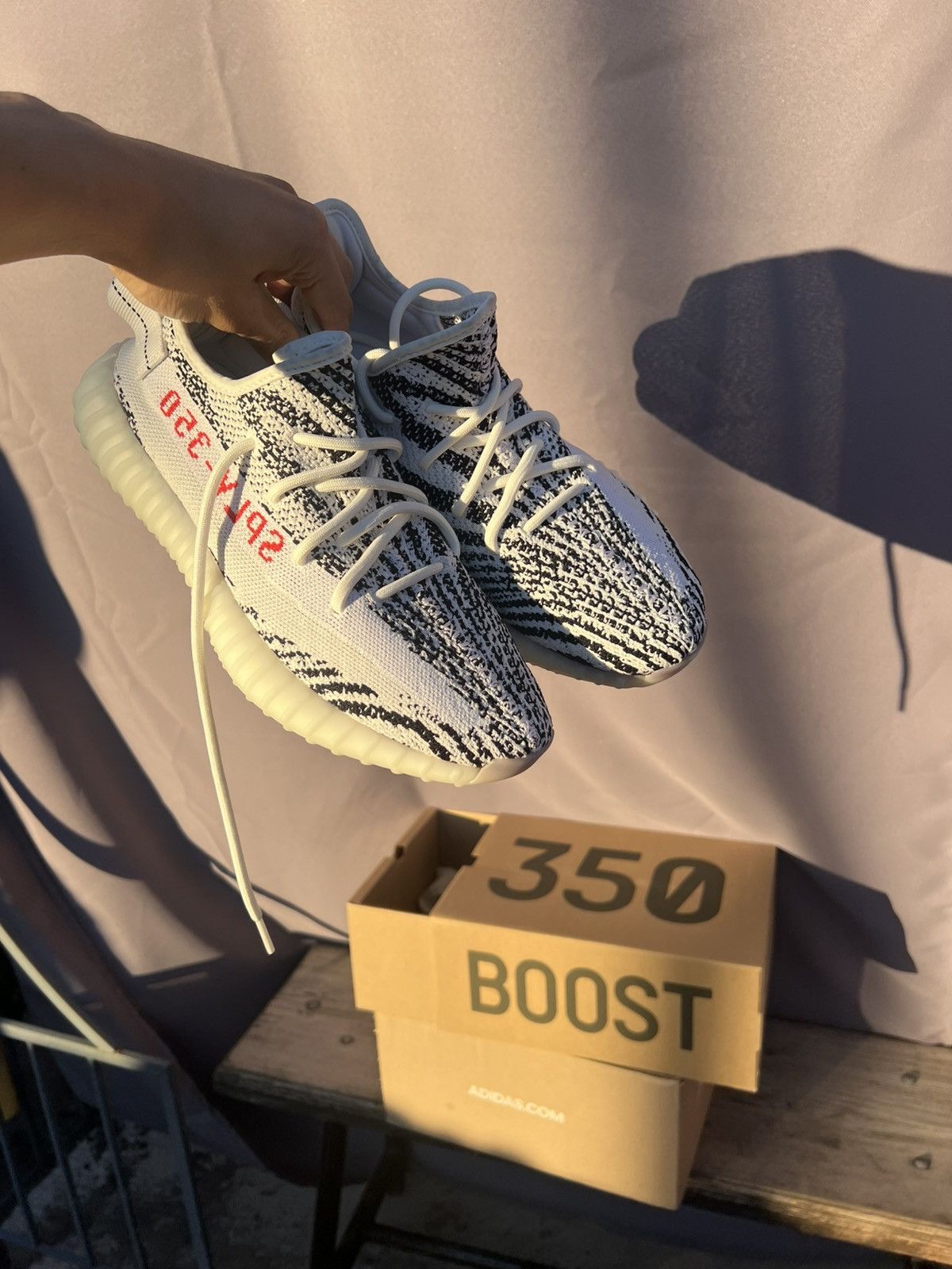 Kanye West Yeezy Sply 350 V2 Zebra 2023 Size US 9 / EU 42 - 20 Thumbnail