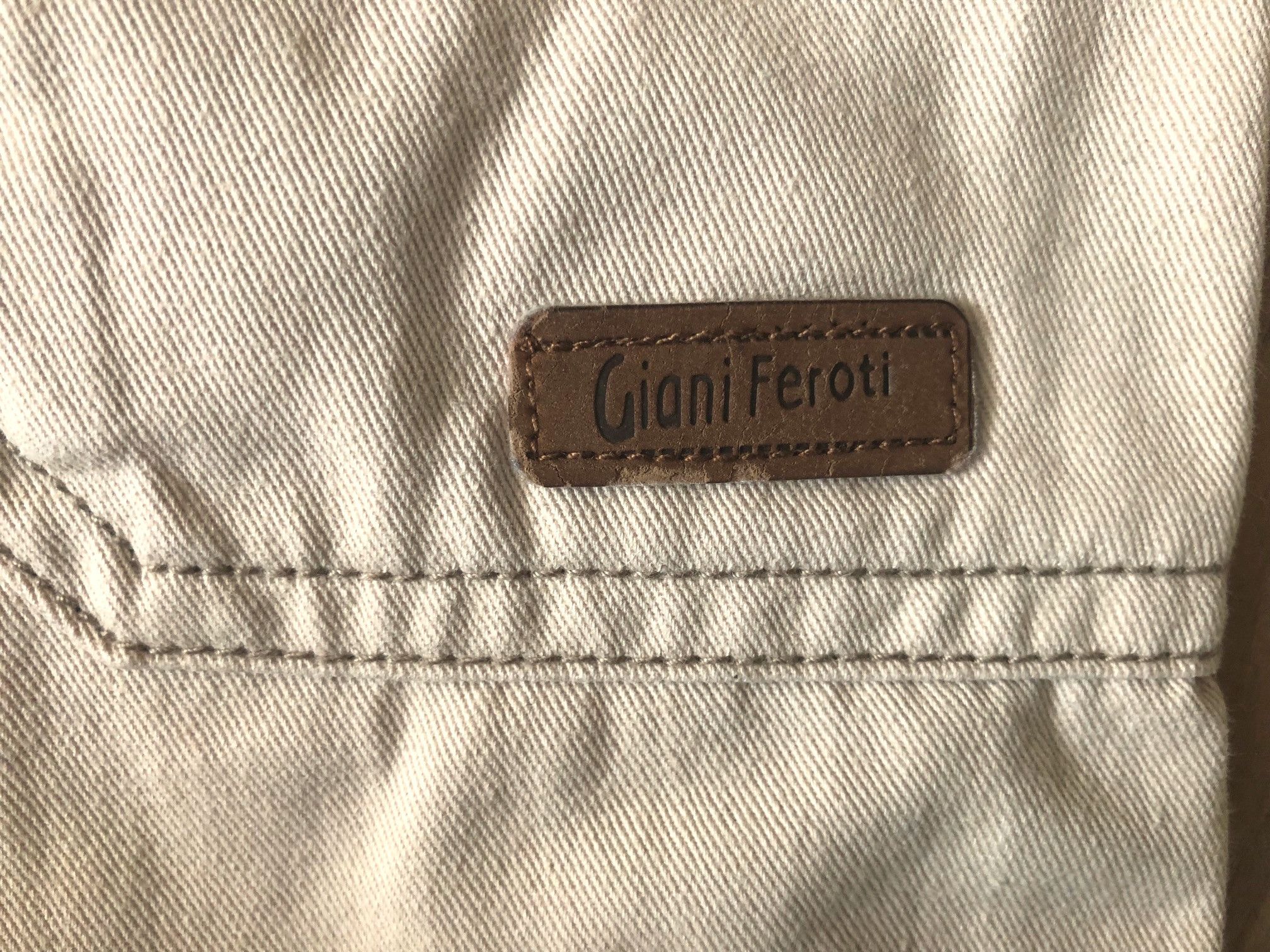 Other Men's beige cargo pants XL W38/L32 Giani Feroti Size US 38 / EU 54 - 5 Thumbnail