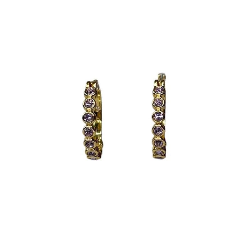 Kate Spade Kate Spade Full Circle Huggies Hoops Earrings Gold Size ONE SIZE - 2 Thumbnail