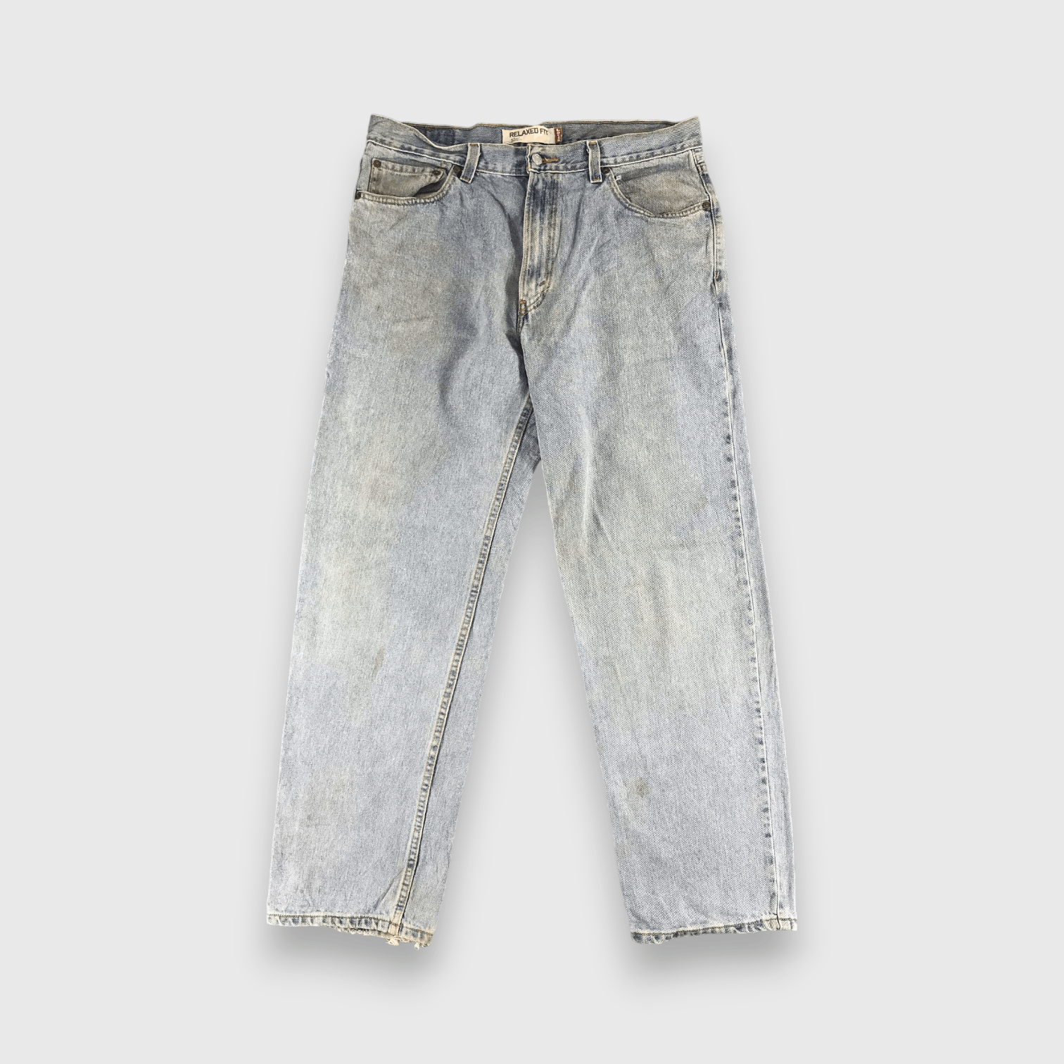 Levi's Vintage Levis 550 Jeans Dirty Light Wash - J500 Size US 37 - 1 Thumbnail