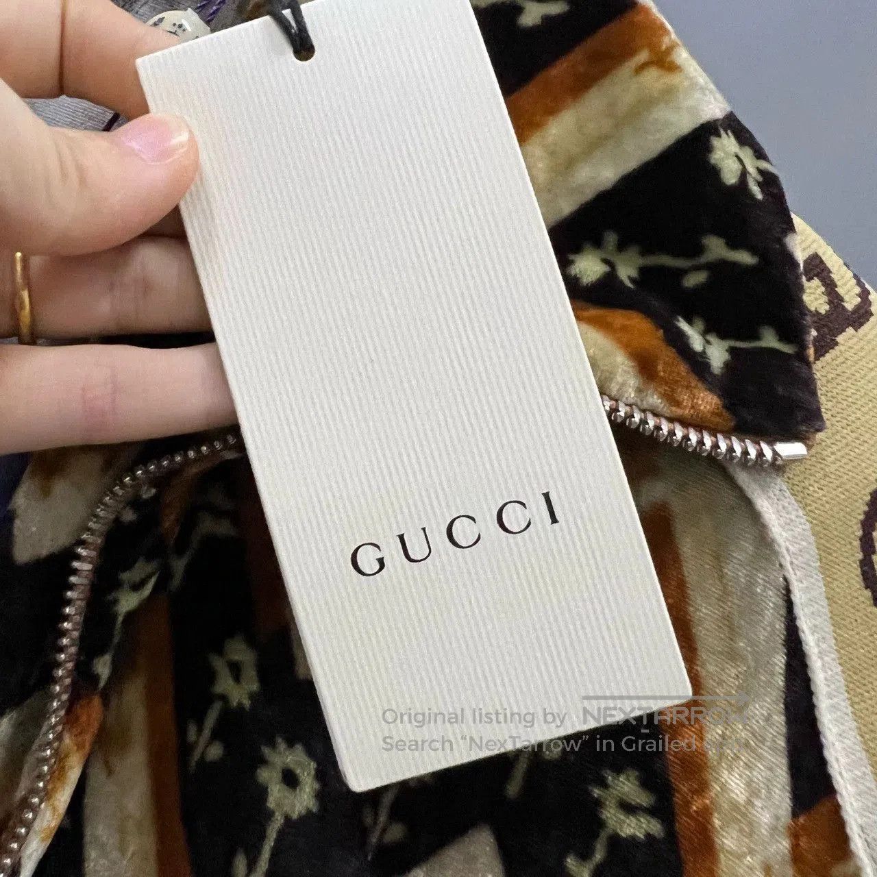 Gucci gucci velvet striped bomber jacket size M. Size US M / EU 48-50 / 2 - 4 Thumbnail