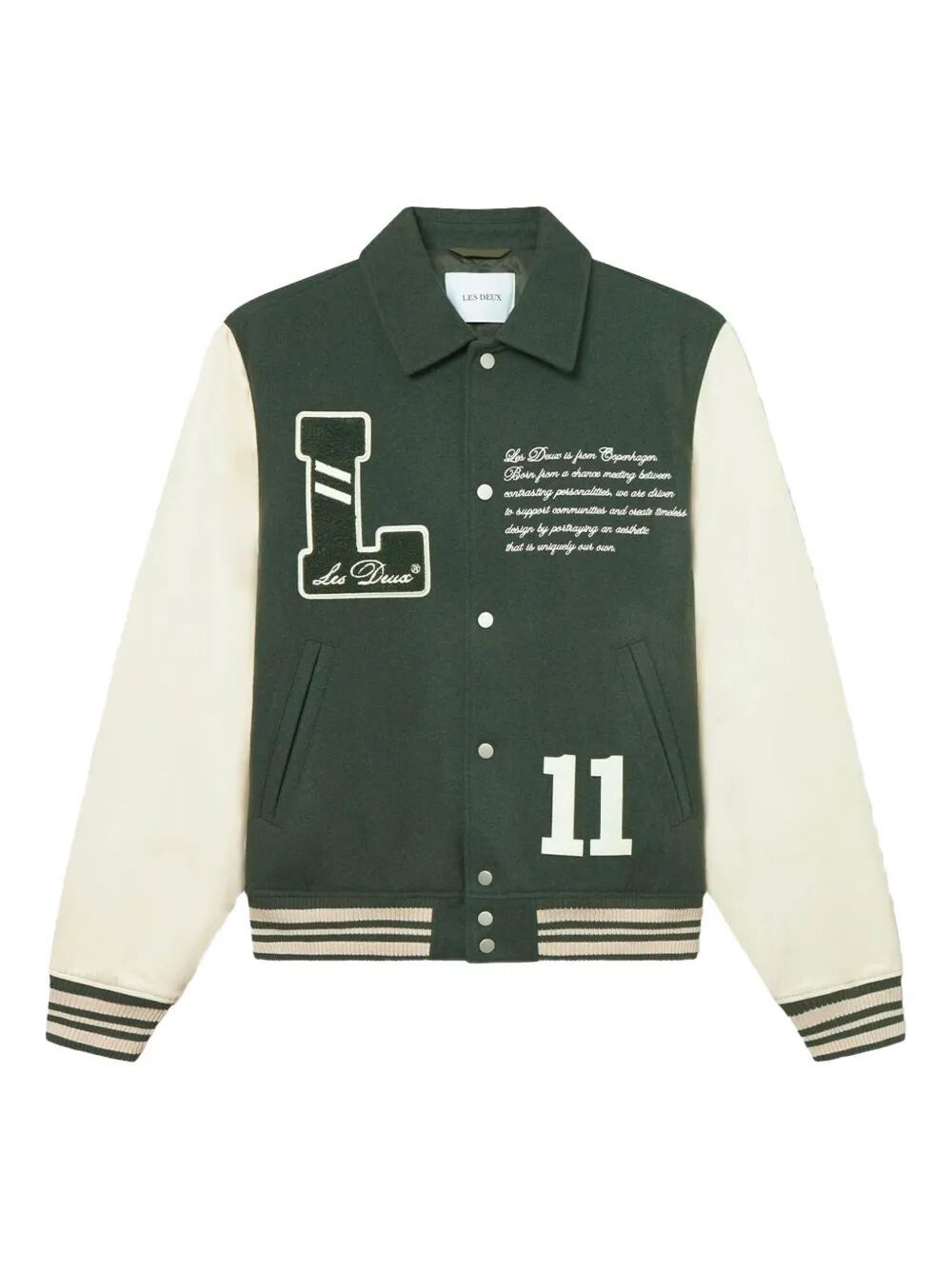 Les Deux "LES DEUX VARSITY" WOOL JACKET Size US S / EU 44-46 / 1 - 1 Thumbnail