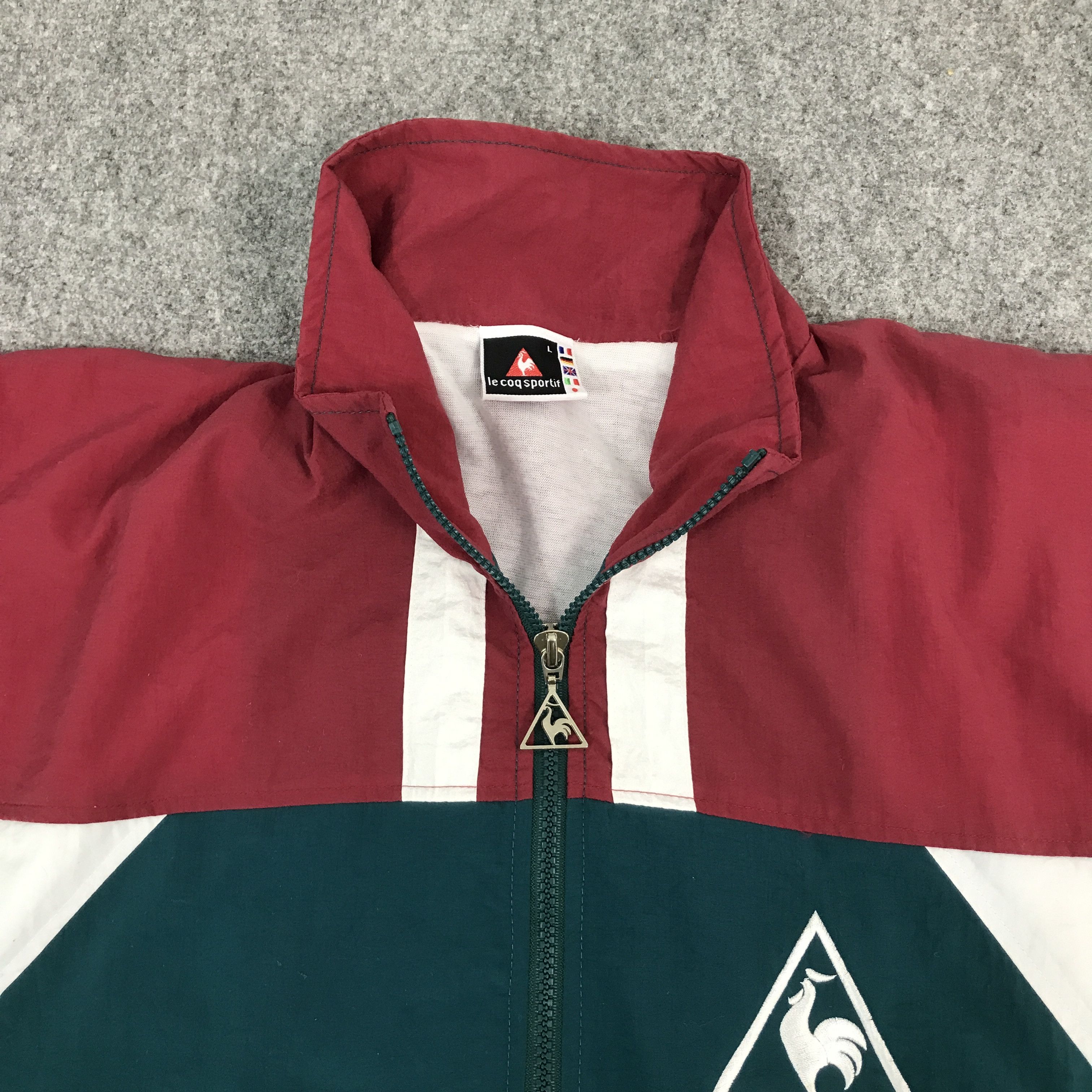 Le Coq Sportif × Vintage VTG LE COQ SPORTIF MULTICOLOU JACKET Size US L / EU 52-54 / 3 - 8 Thumbnail