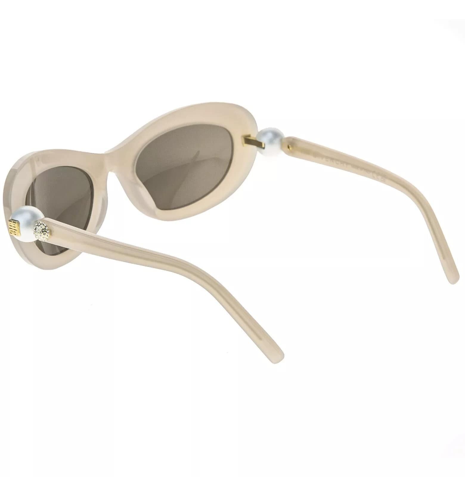 Givenchy GIVENCHY 4G PEARL 40070 Beige Brown GV40070U Wrap Sunglasses Size ONE SIZE - 9 Thumbnail