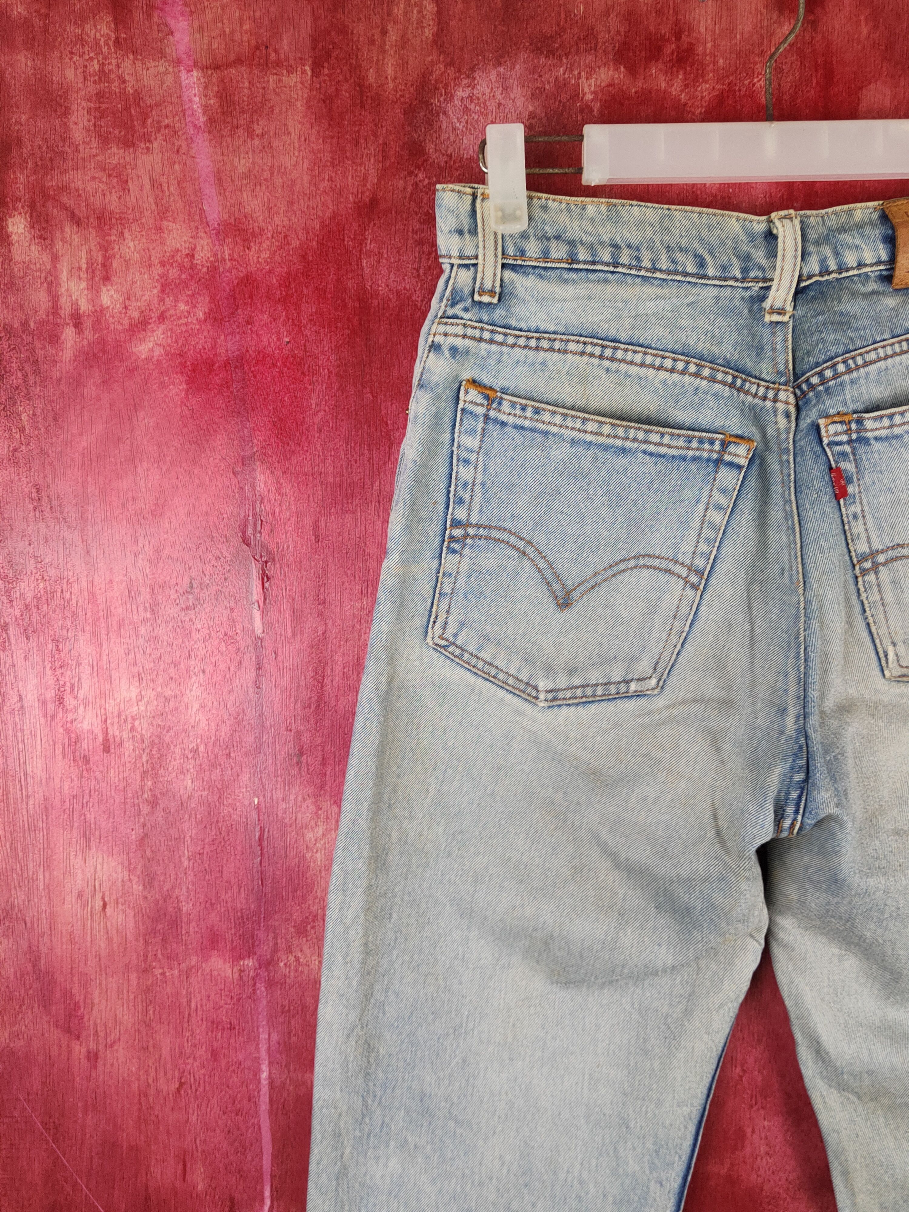 Levi's Levi's Blue Faded Distressed Ripped Jeans #S1648 Size US 31 - 10 Thumbnail