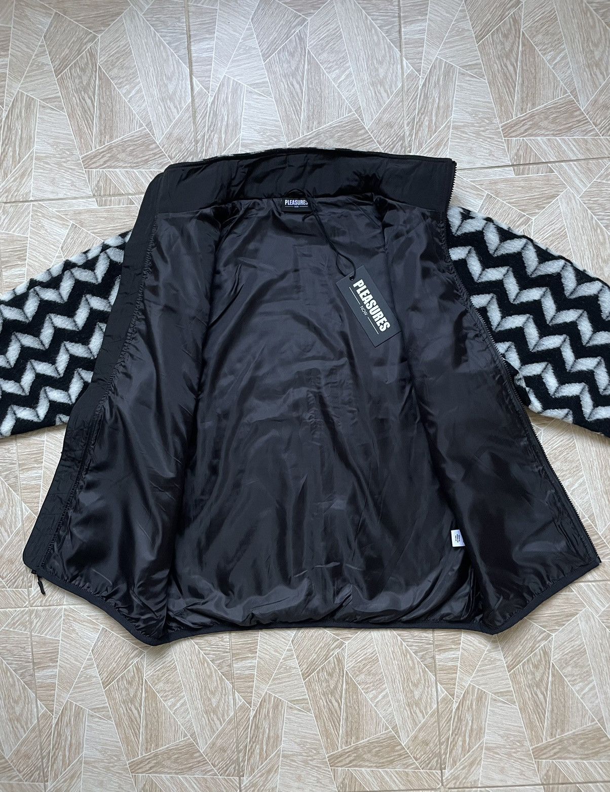 Pleasures Skate Y2K Rare Pleasures Wool Fleece Drifter Fuzzy Jacket L Size US L / EU 52-54 / 3 - 17 Thumbnail