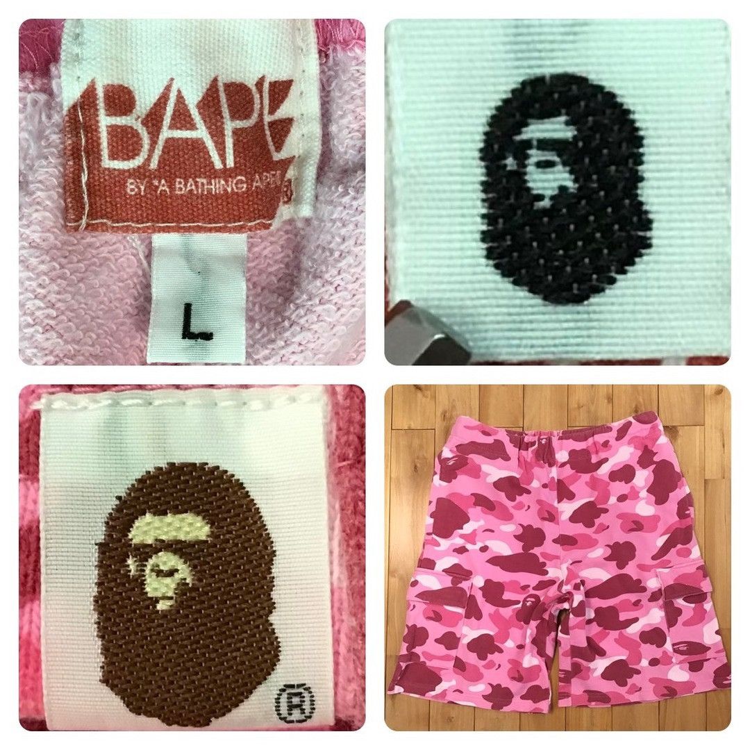 Bape BAPE Pink camo sweat shorts a bathing ape NIGO ★size L Size US 34 / EU 50 - 7 Thumbnail