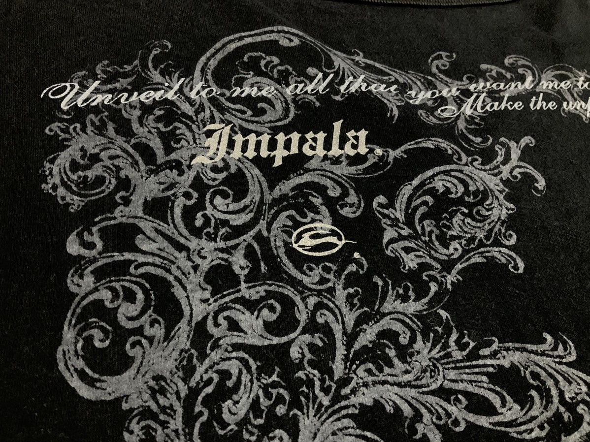 If Six Was Nine 🔥 Sick Y2K Impala Tribal Floral Poem Shirt Goth Punk Size US XL / EU 56 / 4 - 12 Thumbnail