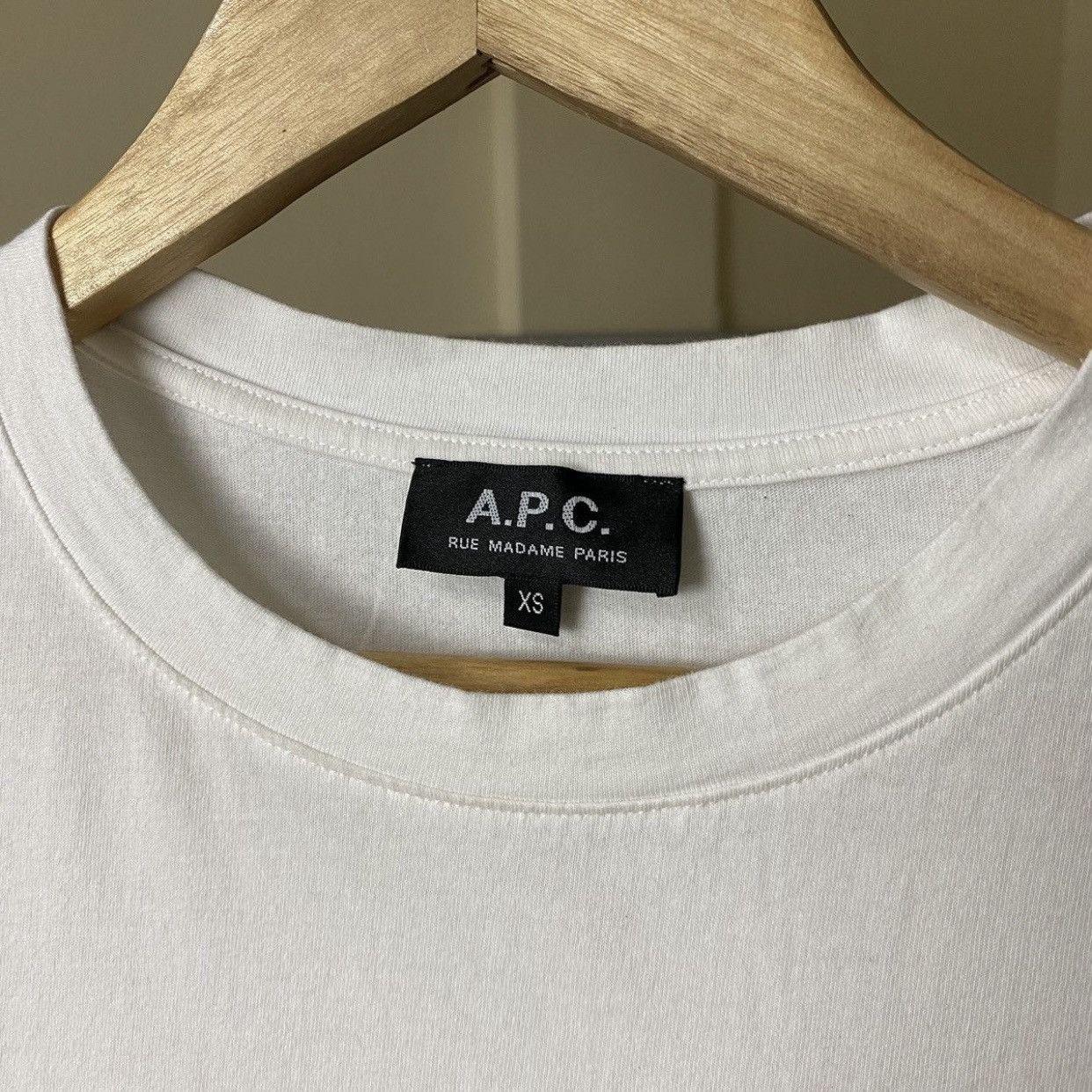 A.P.C. A.P.C. Logo Pocket T-Shirt - White - Size XS/S Size US S / EU 44-46 / 1 - 8 Thumbnail