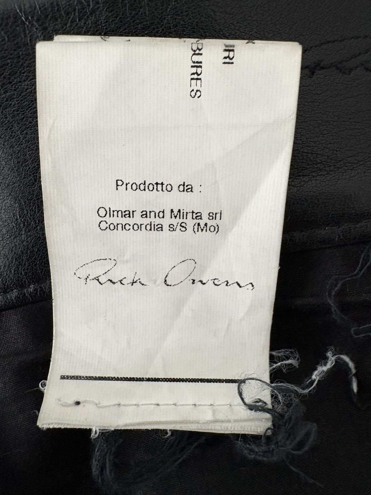 Rick Owens Crust 2009 Detroit leather calfskin pants Size US 32 / EU 48 - 4 Thumbnail