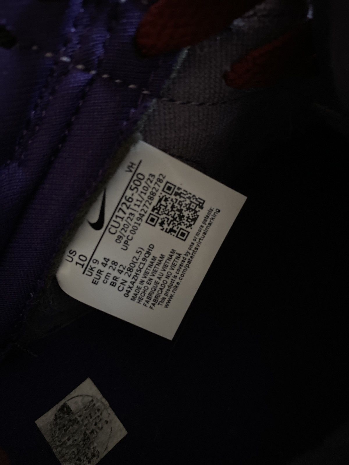 Nike Nike dunk low plum Sz 10 Size US 10 / EU 43 - 7 Thumbnail