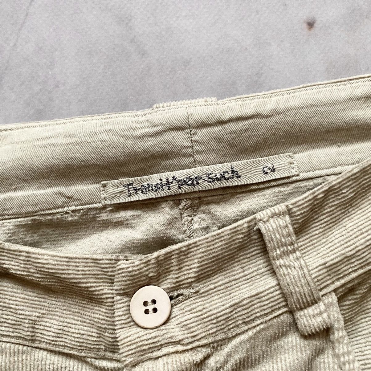 Hysteric Glamour × Undercover Archive Transit Par Such Velvet Linen Cotton Wide Pants Size 30" / US 8 / IT 44 - 8 Thumbnail