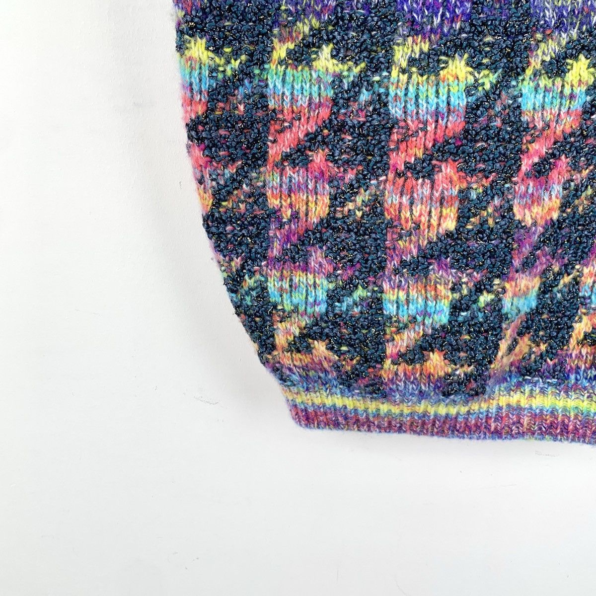 Chanel Chanel Colorful Houndstooth Wool Woven Tank Top K26WX Size XS / US 0-2 / IT 36-38 - 4 Thumbnail