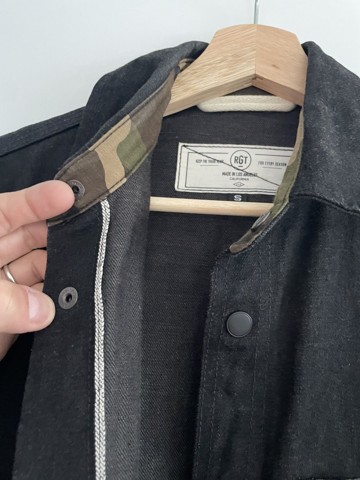 Rogue Territory Rogue Territory Service Shirt Stealth Denim Selvedge 15oz Size US S / EU 44-46 / 1 - 3 Thumbnail