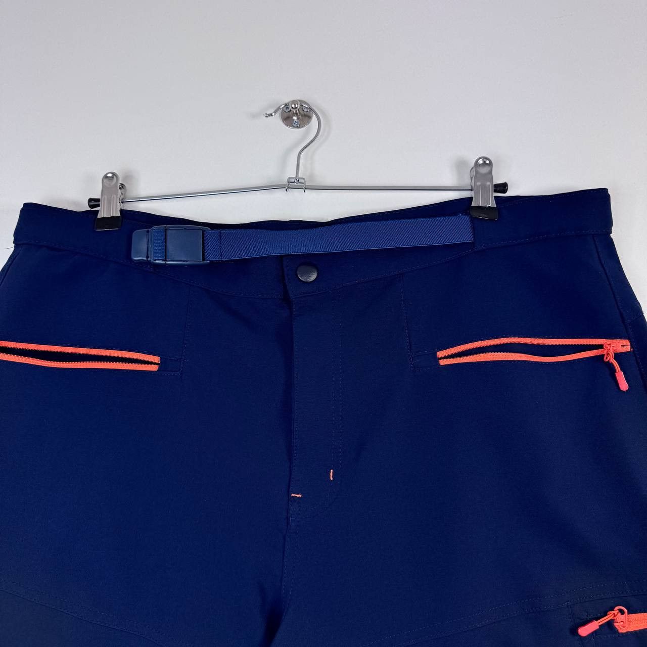 Other Crane Hiking Shorts Navy Orange Zip Pockets Outdoor Size Xl Size US 40 / EU 56 - 2 Thumbnail