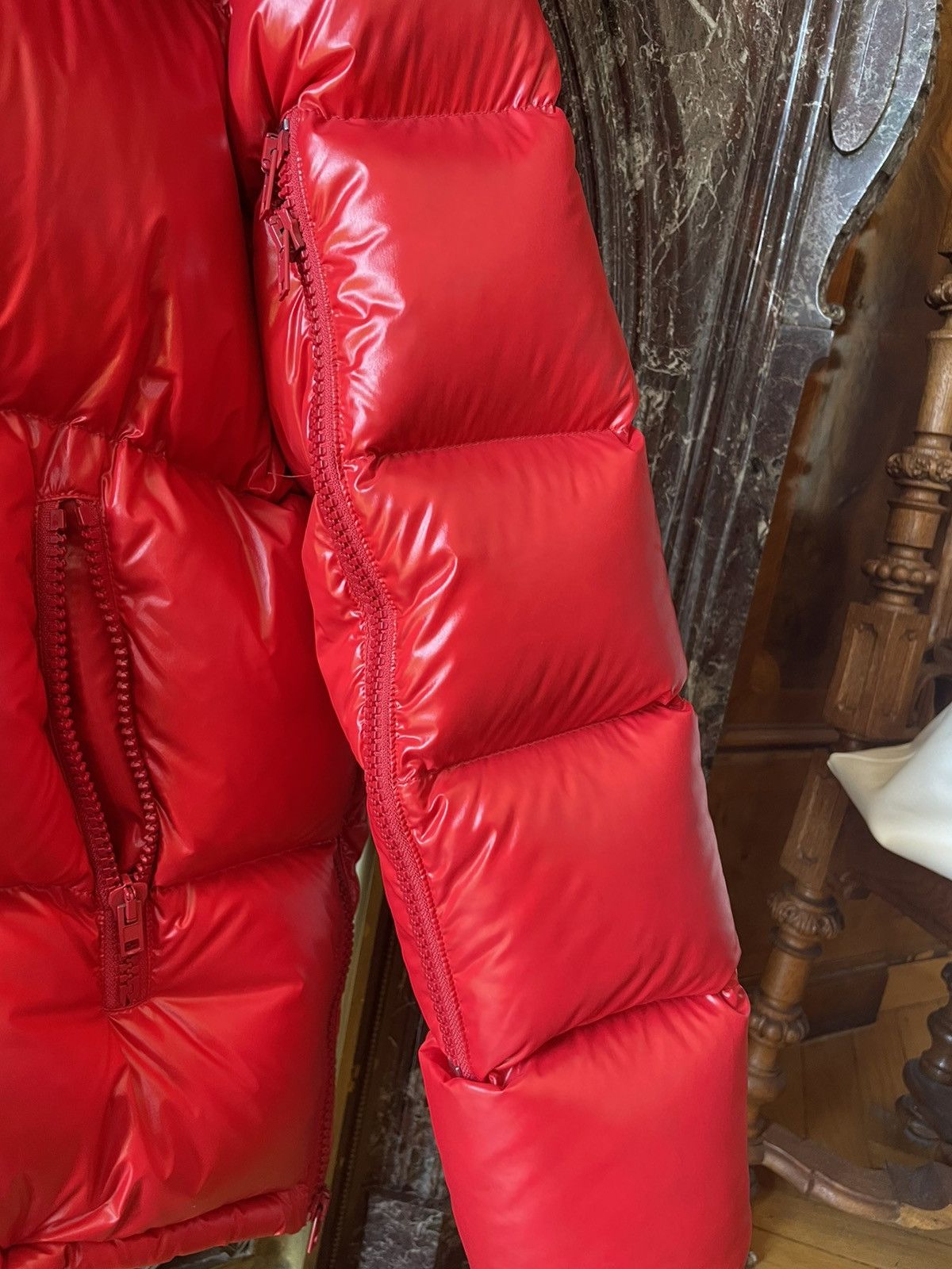 Calvin Klein 205W39NYC × Raf Simons Red Oversized Puffer Jacket Size US M / EU 48-50 / 2 - 3 Thumbnail