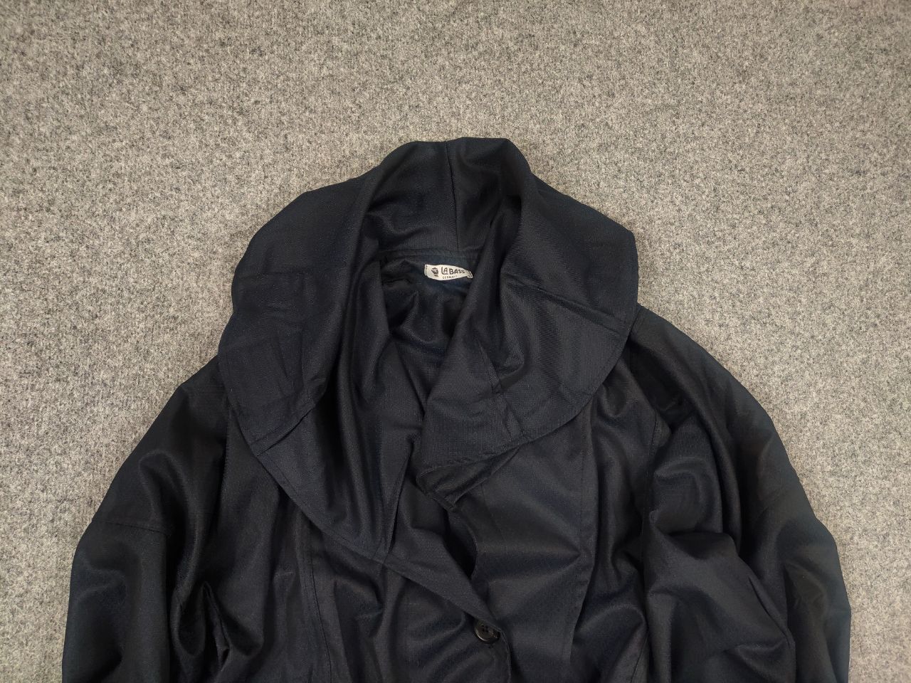 Vintage La Bass Germany Design Wool Blend Navy Oversized ligh Jacket Size XL / US 12-14 / IT 48-50 - 4 Thumbnail