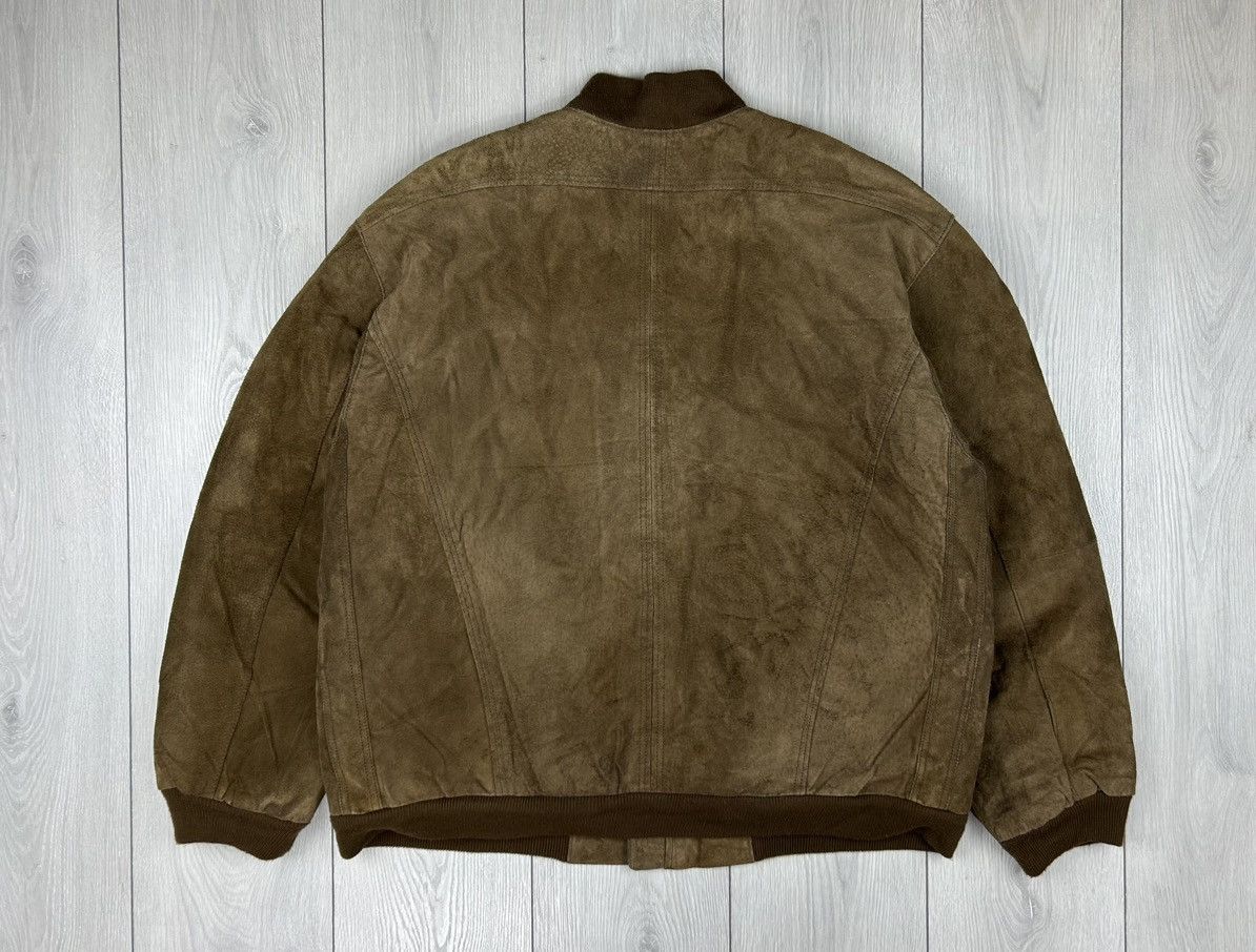 Vintage Leather Vintage Bomber Jacket Brown Size XL Size US XL / EU 56 / 4 - 7 Thumbnail