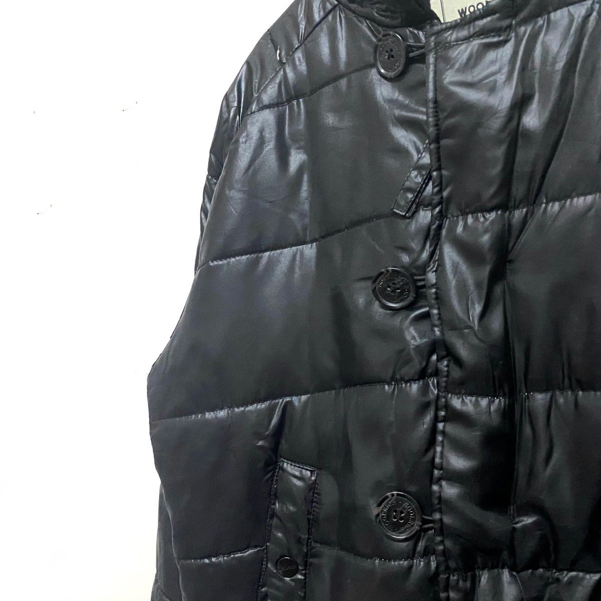 Woolrich Woolen Mills Rare WOOLRICH Puffer Bomber Jacket Hoodie Zipper Button Up Size US L / EU 52-54 / 3 - 3 Thumbnail