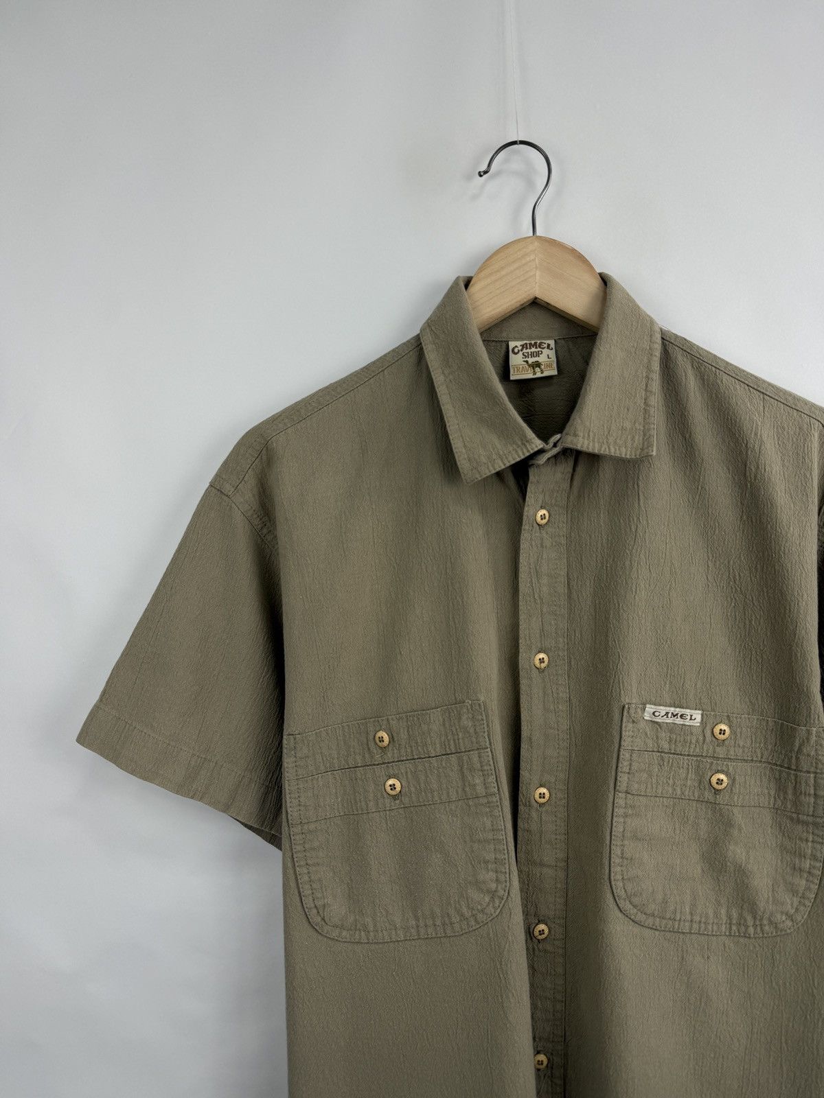 Camel 🇺🇸 🐫 Vintage 90s Camel Cigarettes Shirt Rare Retro Y2K Size US L / EU 52-54 / 3 - 2 Thumbnail