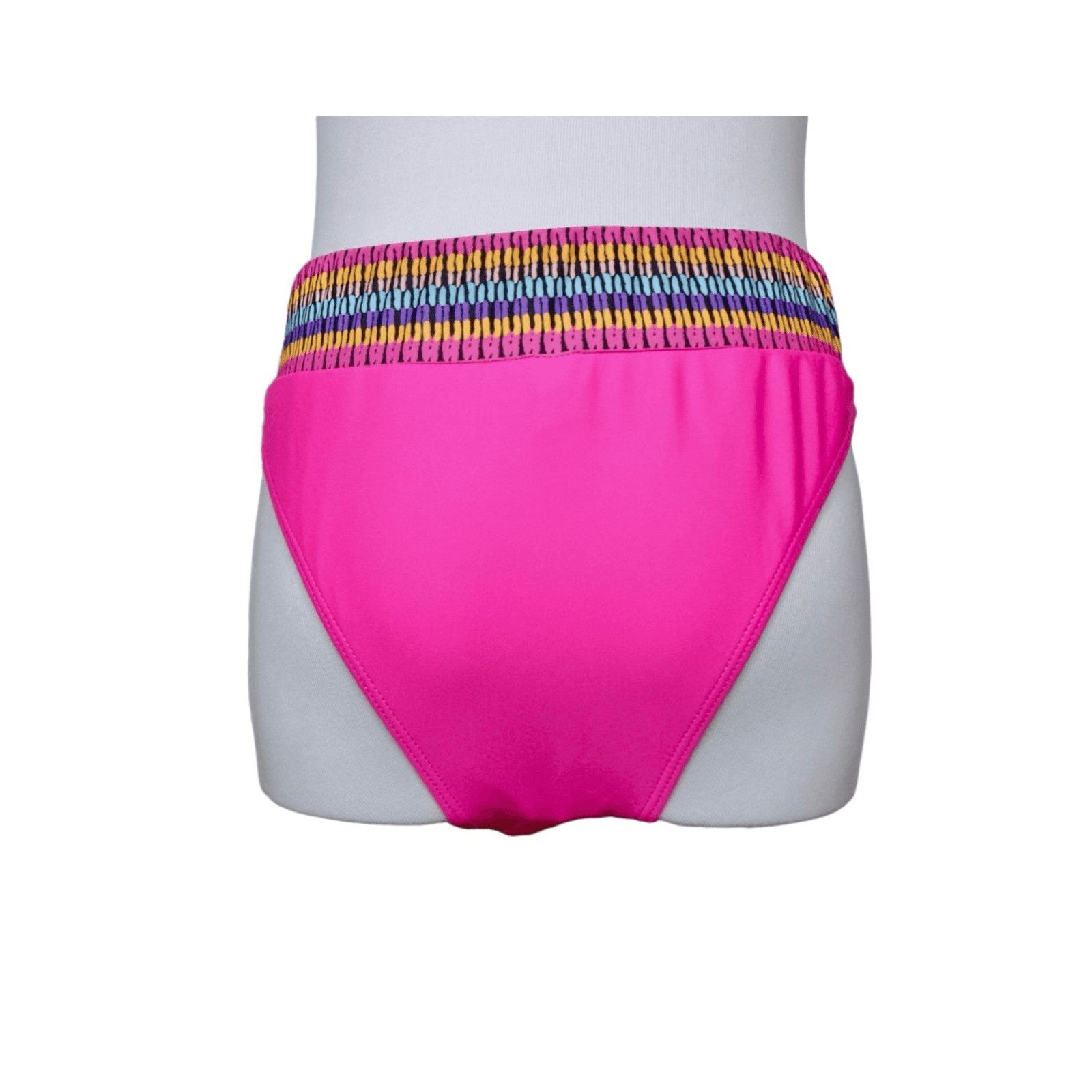 Shein Shein High Waist Pink Tribal Waist Cheeky Swim Bottom LARGE Size L / US 10 / IT 46 - 2 Thumbnail