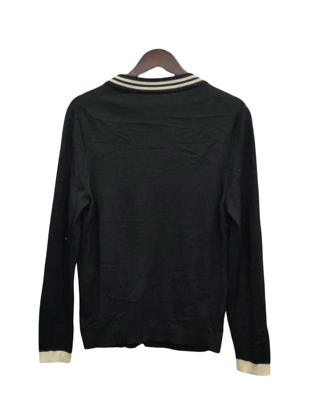 Gucci Gucci Bee patch wool knit cardigan Size US S / EU 44-46 / 1 - 2 Thumbnail