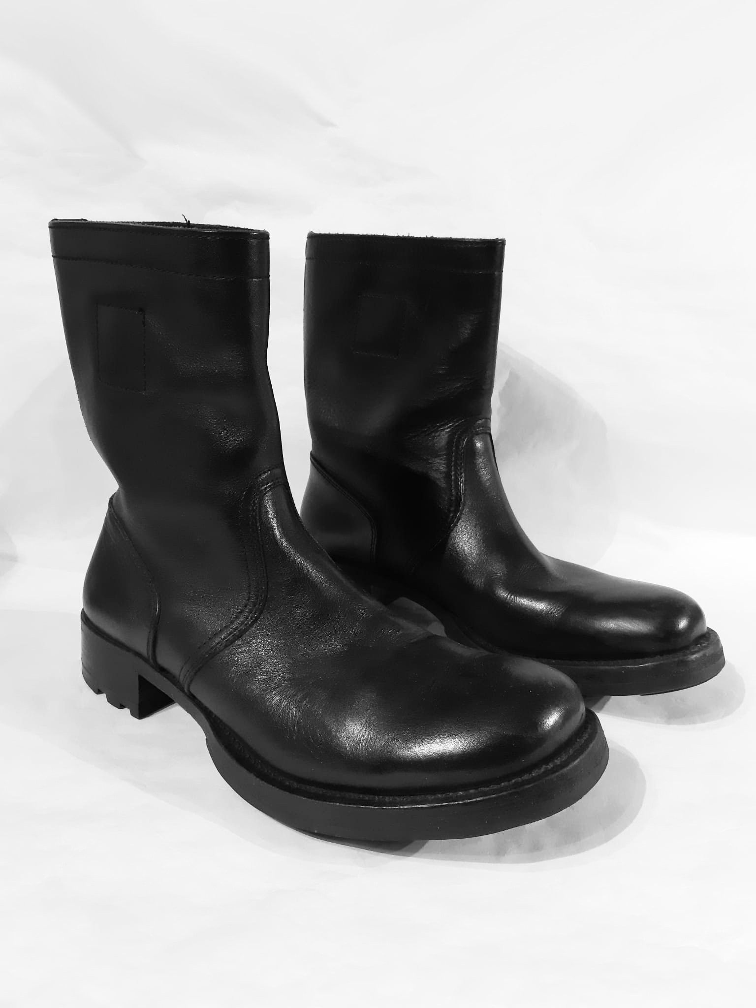 Miu Miu Miu Miu Engineer Peco Boots FW 2001 Size US 8.5 / EU 41-42 - 1 Thumbnail