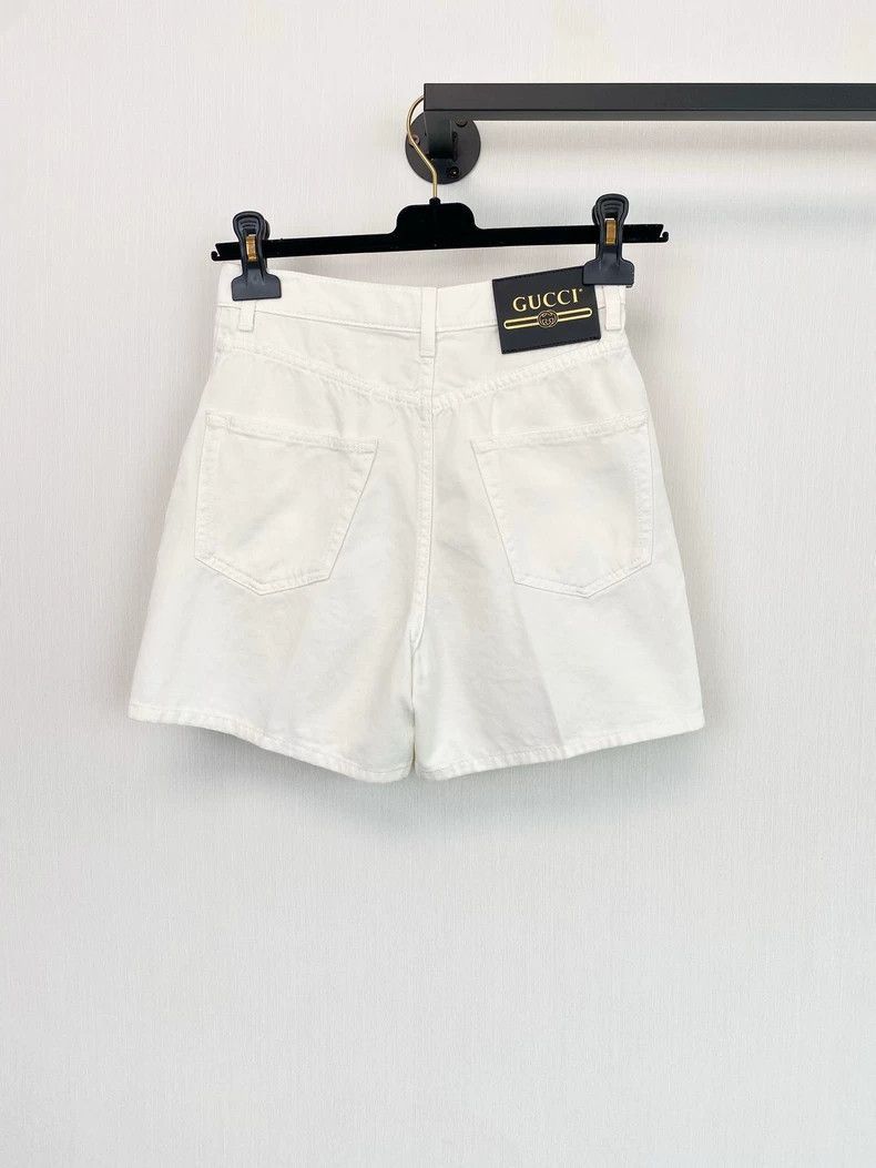 Gucci Gucci White Shorts Almost Like New-2505 Size 22" - 2 Thumbnail