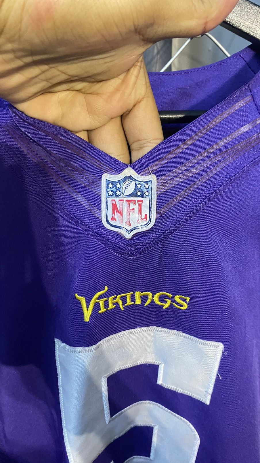 NFL × Nike × Vintage NFL NIKE TEDDY BRIDGEWATER MINNESOTA ON FIELD JERSEY Size US M / EU 48-50 / 2 - 4 Thumbnail