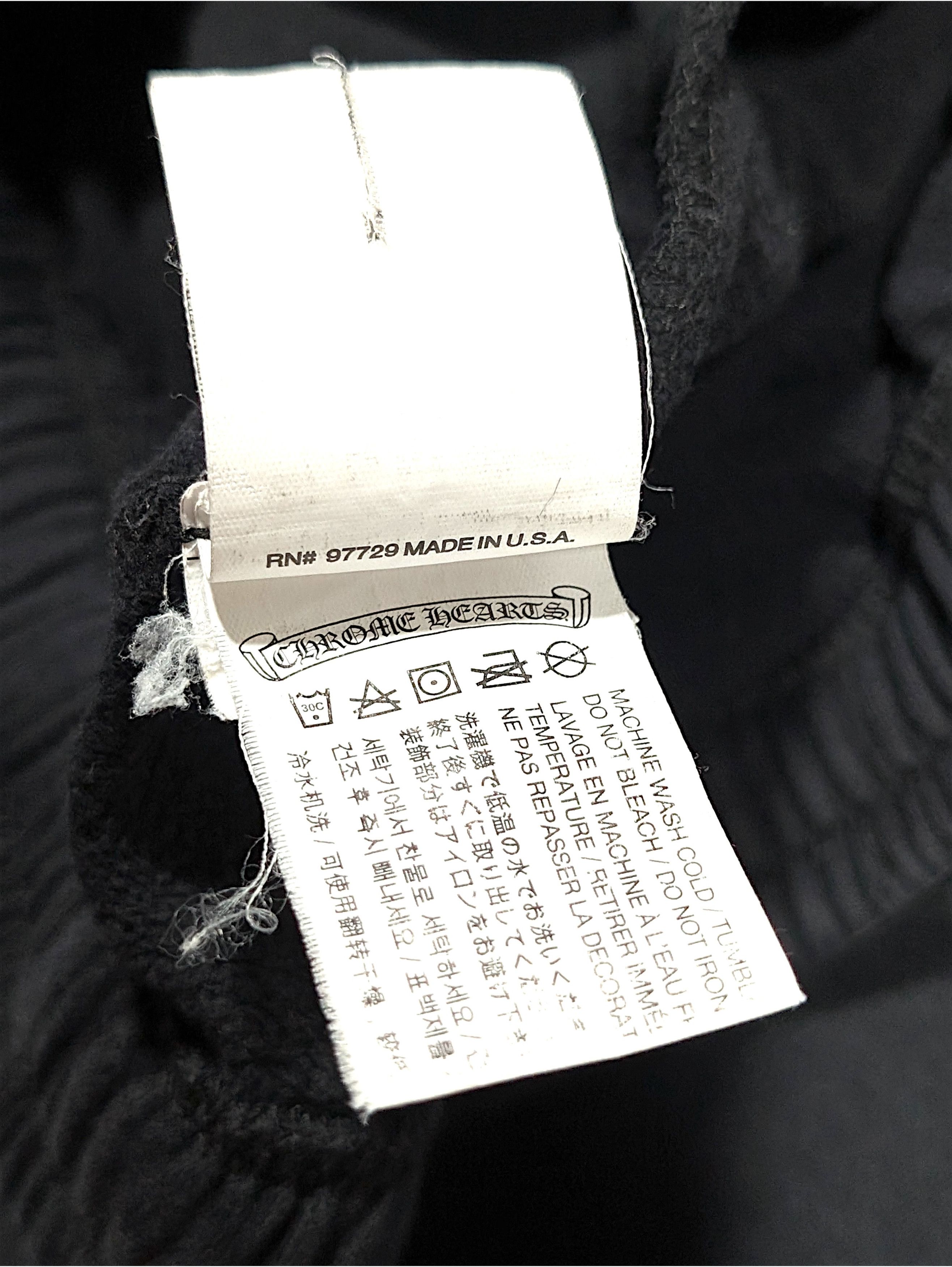 Chrome Hearts Chrome Hearts Fuck You Sweatpants Classic Logo Black Size US 34 / EU 50 - 5 Thumbnail