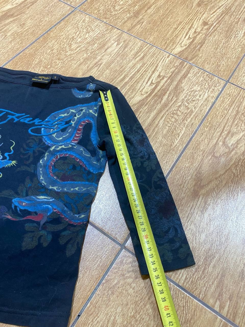 Ed Hardy Ed Hardy UO Exclusive Blue Dragon print long sleeve Size US S / EU 44-46 / 1 - 11 Thumbnail