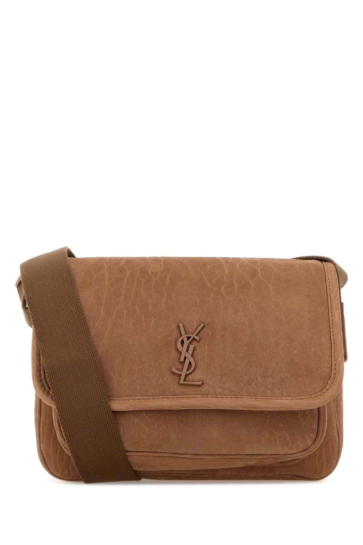 Saint Laurent Paris Biscuit Nabuk Crossbody Bag Size ONE SIZE - 1 Thumbnail