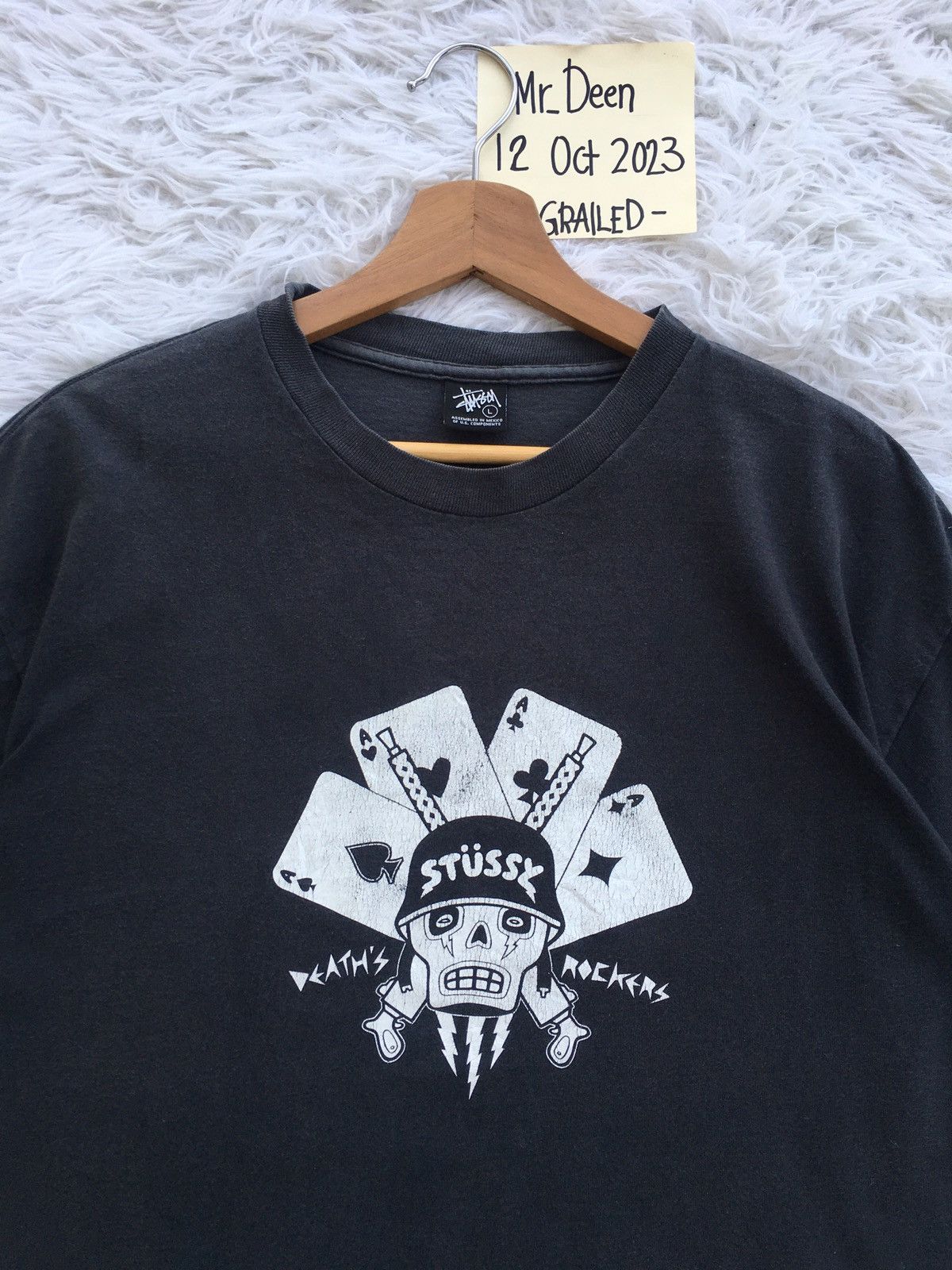 Stussy Rare vintage Stussy Death’s Rockers Tshirt Size US L / EU 52-54 / 3 - 6 Thumbnail